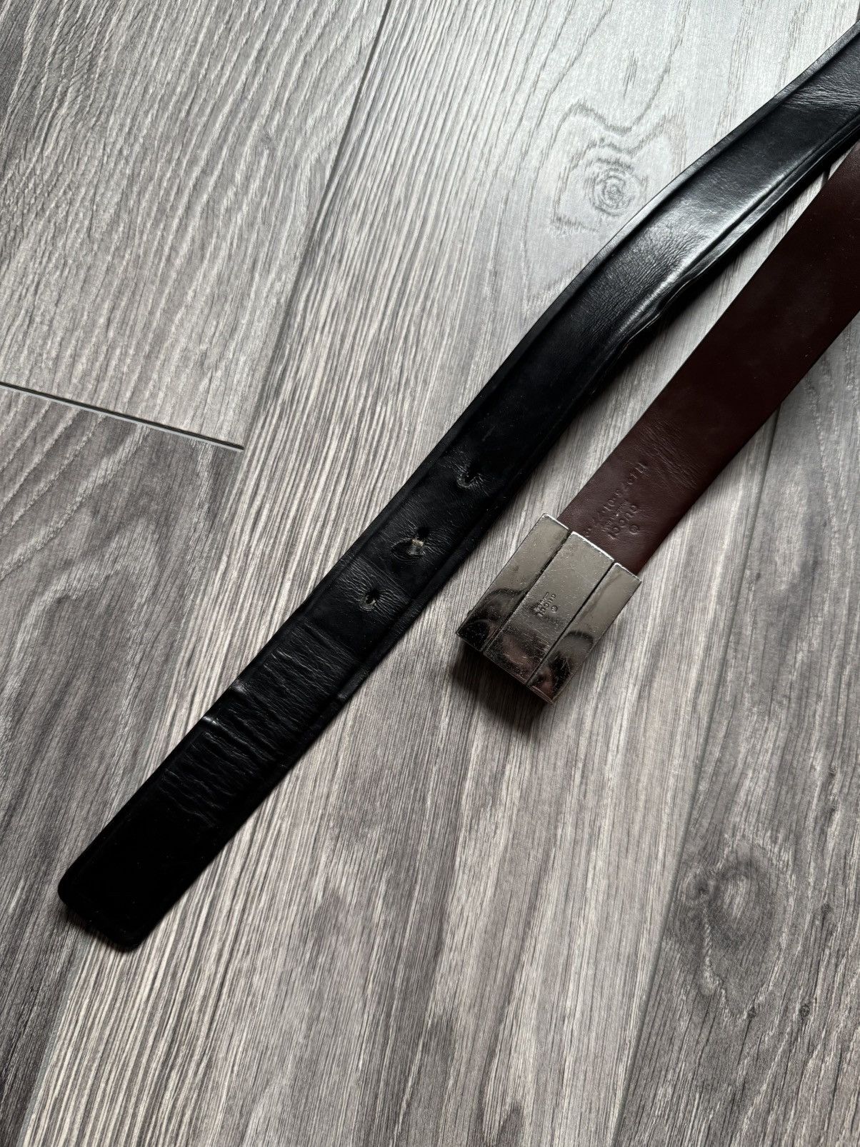 Gucci Gucci GG Brown/Black Reversible belt OS used condition Size ONE SIZE - 8 Thumbnail