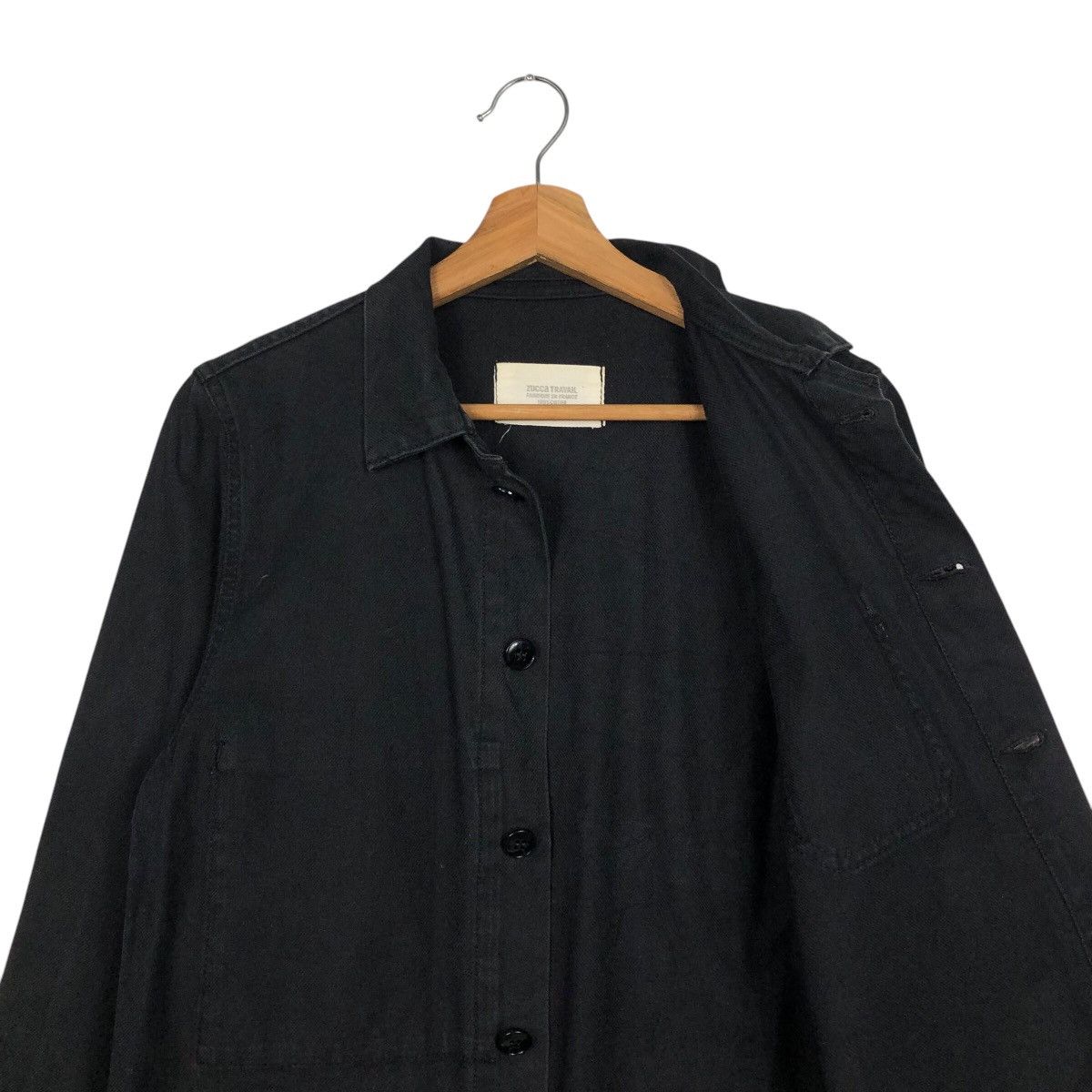 Issey Miyake 📌Vintage Chore Worker Jacket Button Zucca Travail France Size US M / EU 48-50 / 2 - 13 Thumbnail