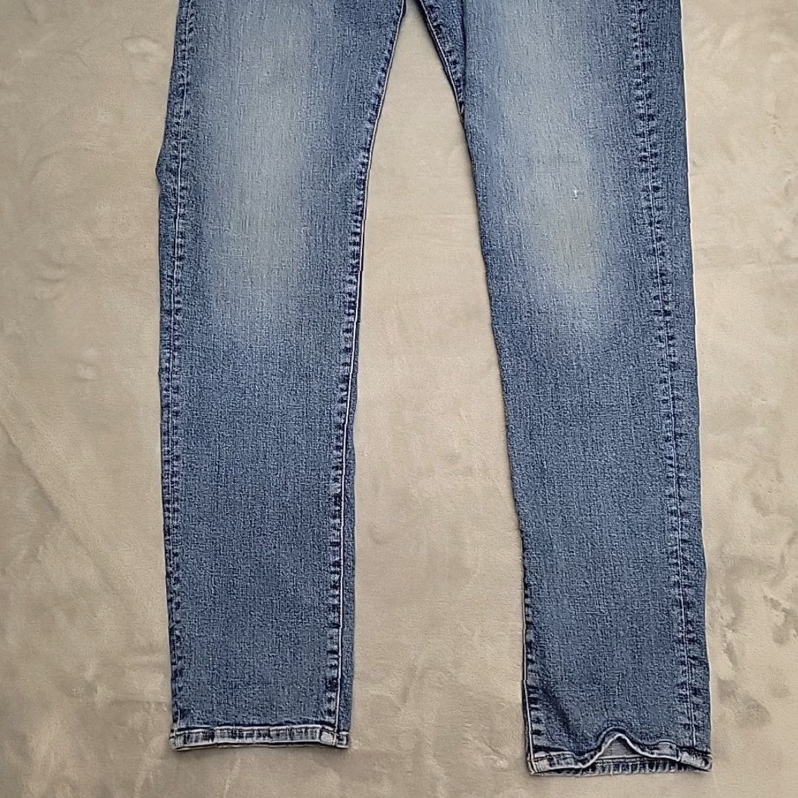 Frame VINTAGE Frame Jeans Mens 33 Faded Blue Denim Athletic Fit Stretch Casual LMHA785 Size US 33 - 2 Thumbnail