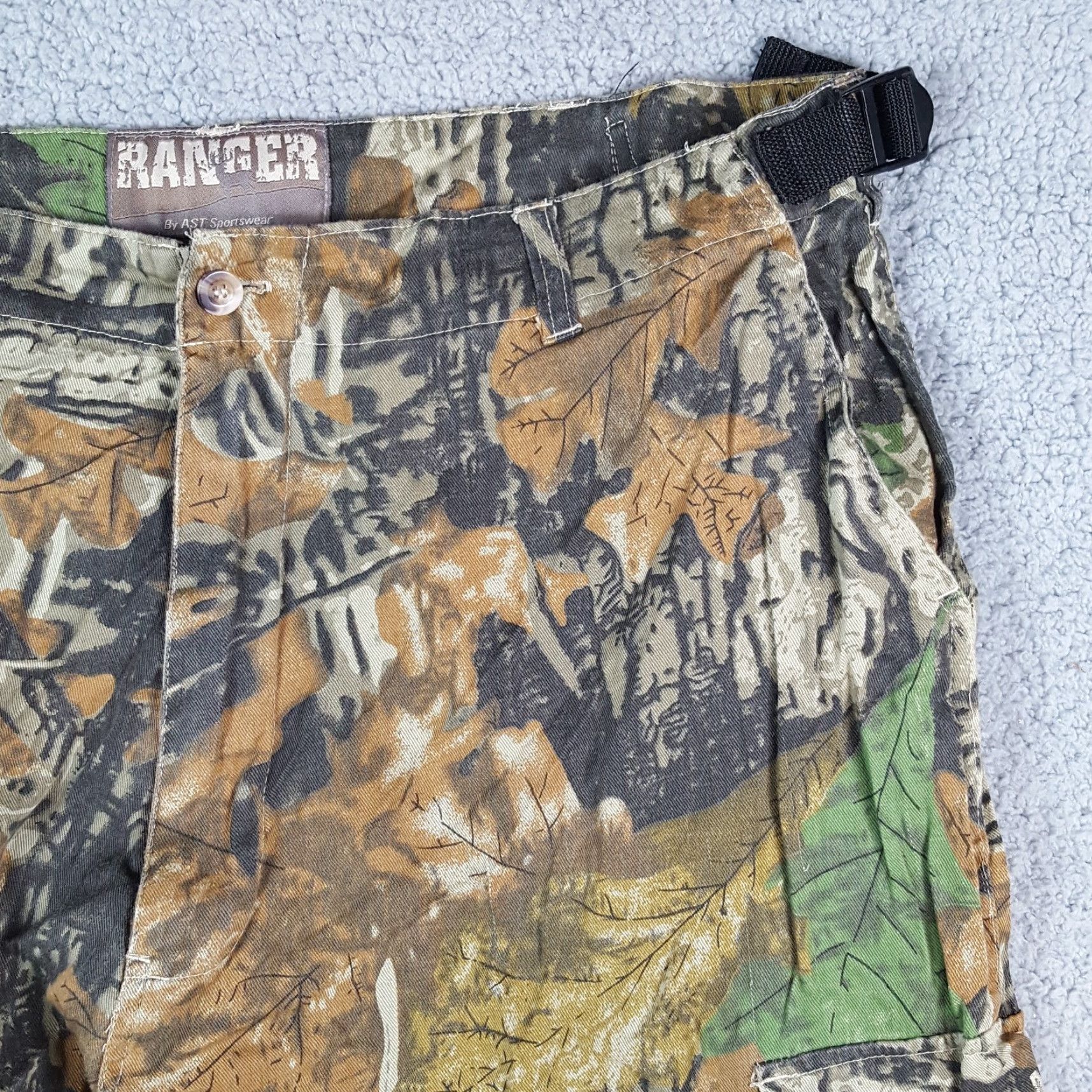 Vintage VINTAGE Ranger Cargo Pants Men’s Size 38x30 Camouflage Wide-Leg Military Grunge Y2K Outdoor Size US 38 / EU 54 - 3 Thumbnail