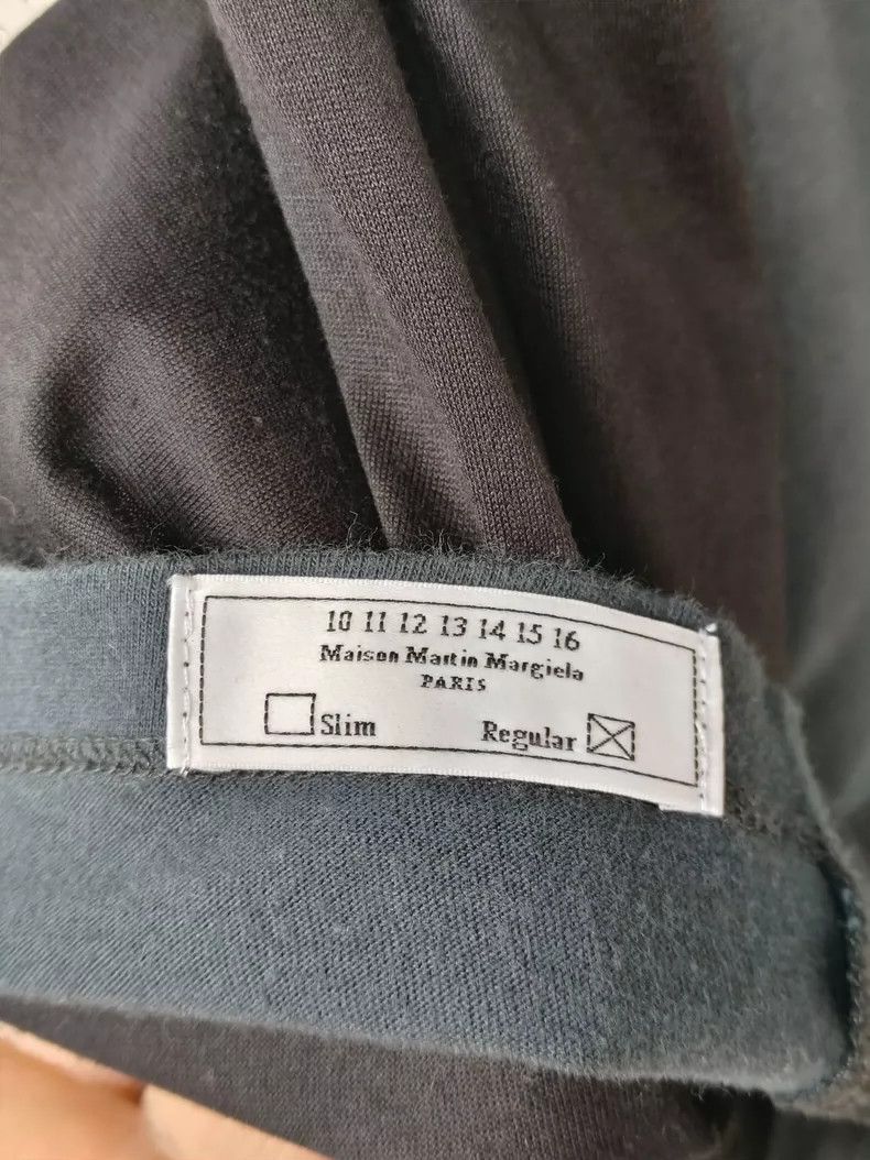 Maison Margiela Maison Margiela Black color-blocked short-sleeved T-shirt Size US M / EU 48-50 / 2 - 4 Thumbnail