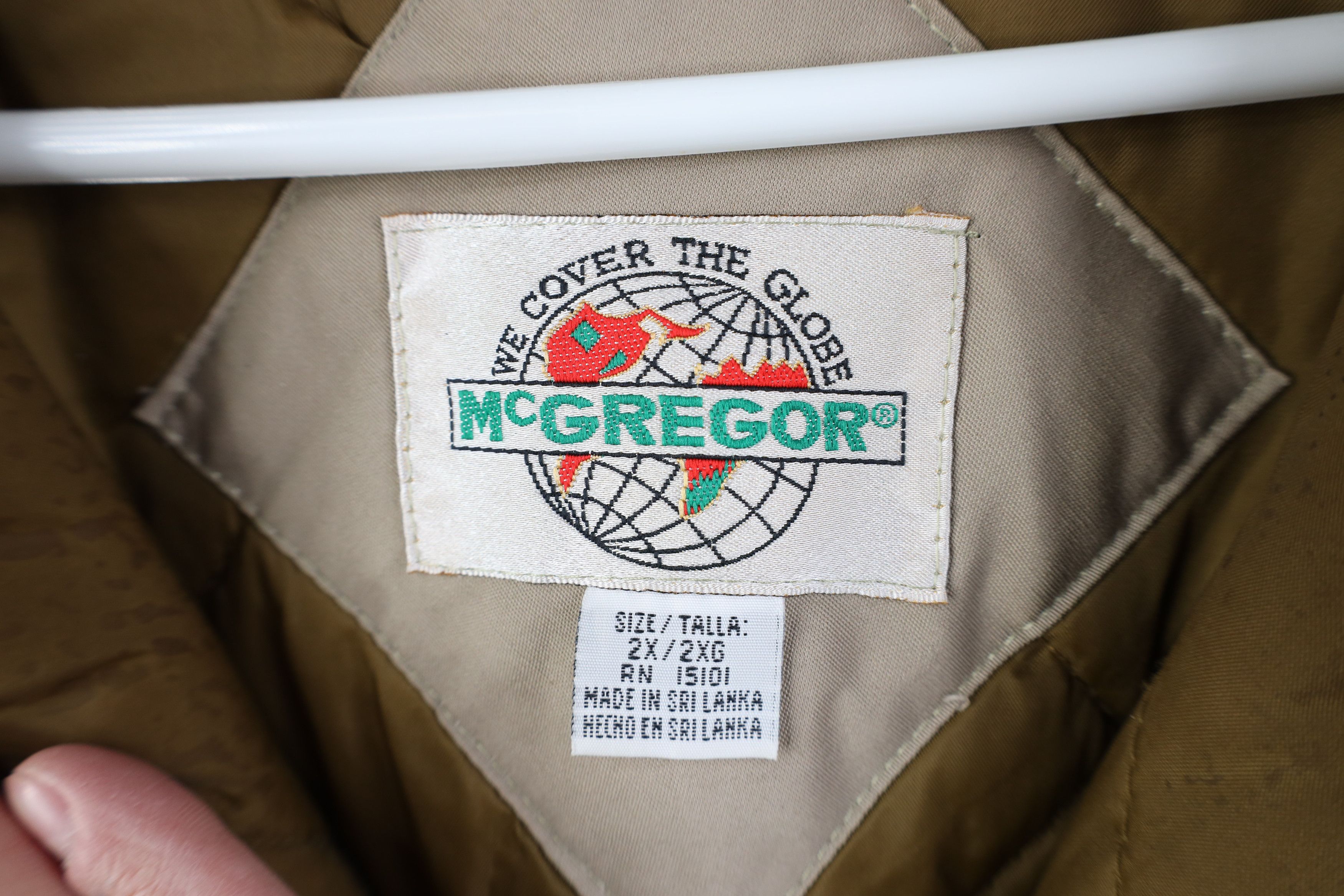 Vintage Vintage 90s Streetwear Quilted Puffer Bomber Jacket Beige Size US XXL / EU 58 / 5 - 9 Thumbnail