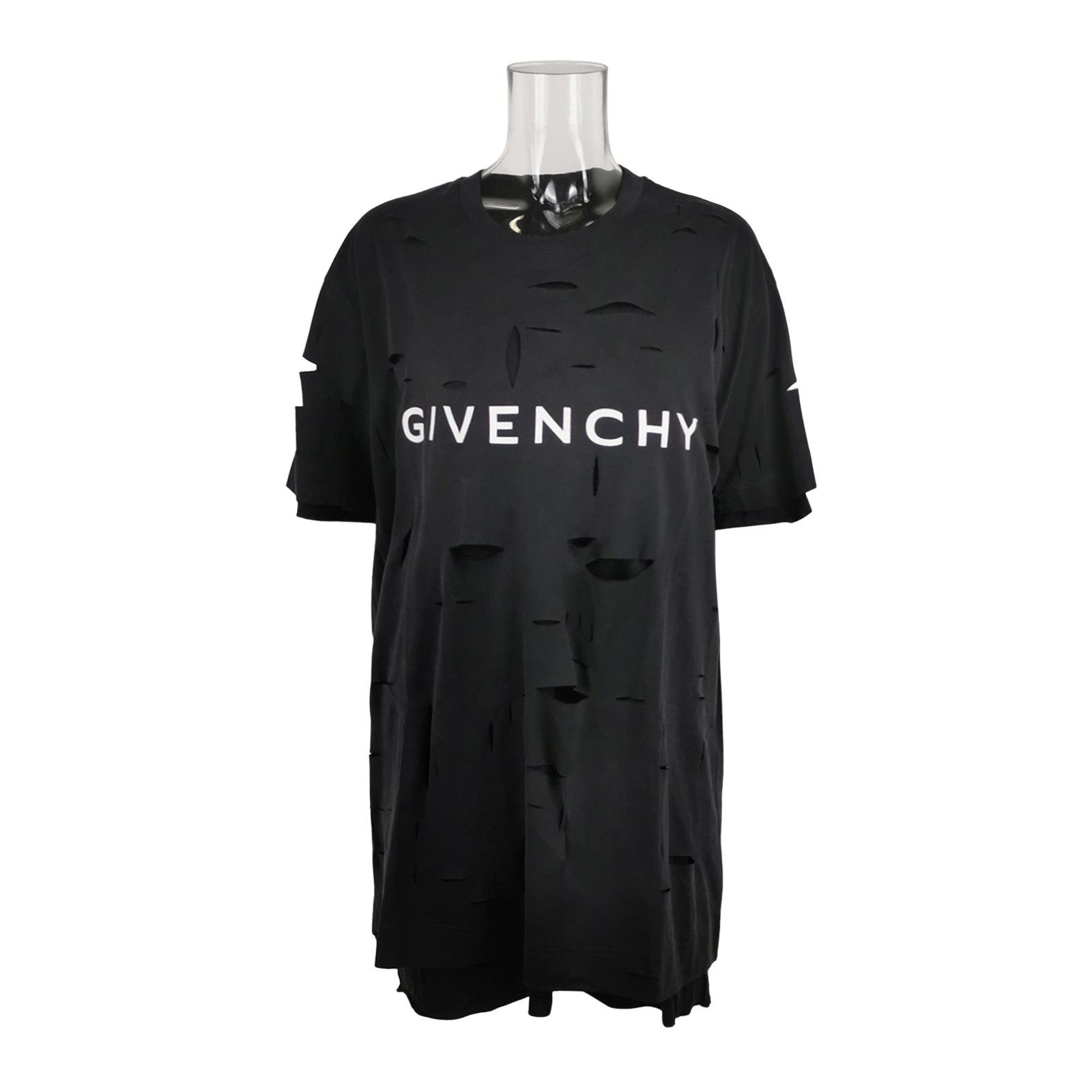 Givenchy Givenchy Distressed Logo T-Shirt S Size US S / EU 44-46 / 1 - 1 Thumbnail
