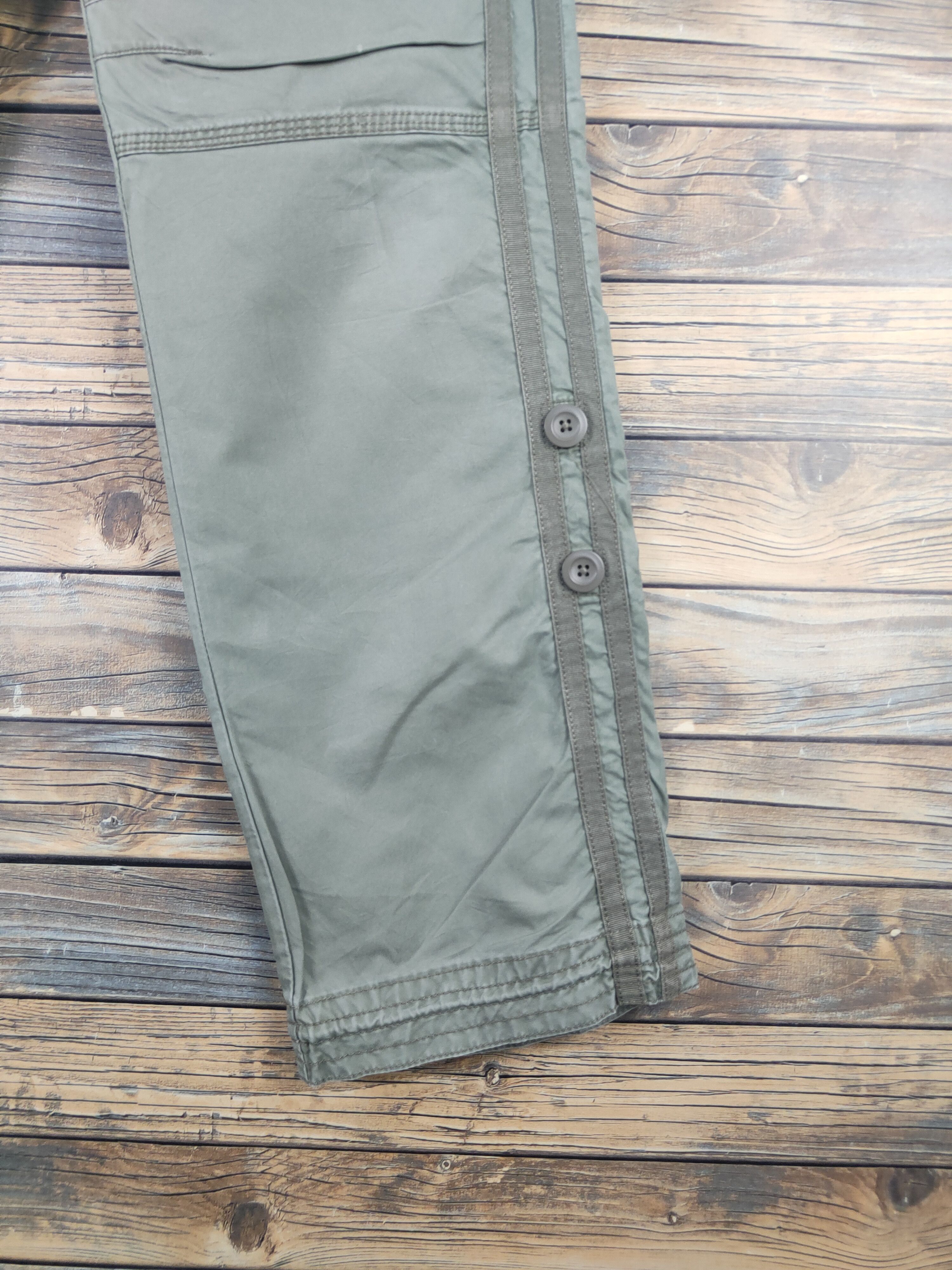 Japanese Brand Japanese Brand Green Multipocket Tactical Cargo Pants #1527 Size US 28 / EU 44 - 6 Thumbnail