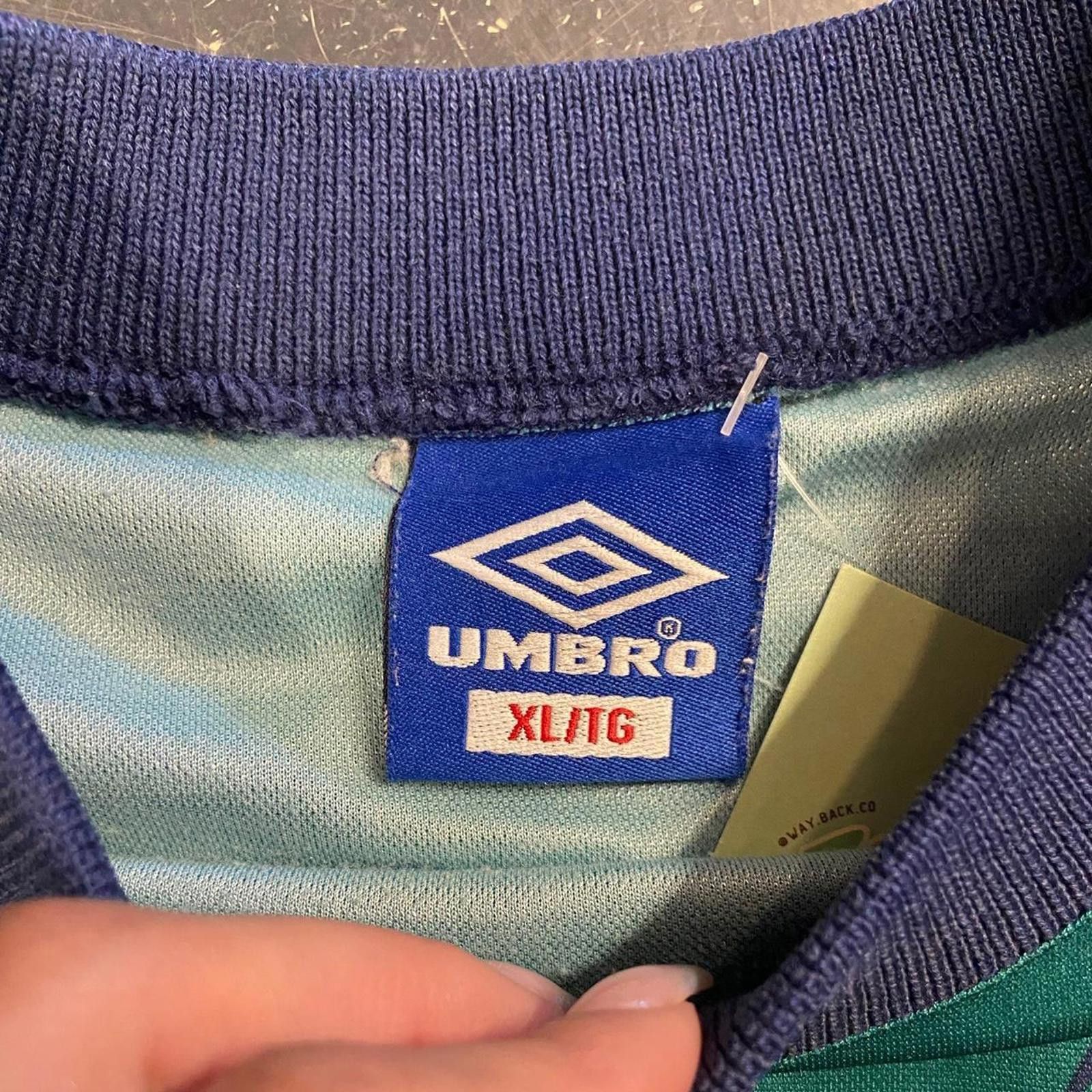Umbro Vintage 90s Umbro Retro Soccer Goalie Jersey Size US XL / EU 56 / 4 - 5 Thumbnail