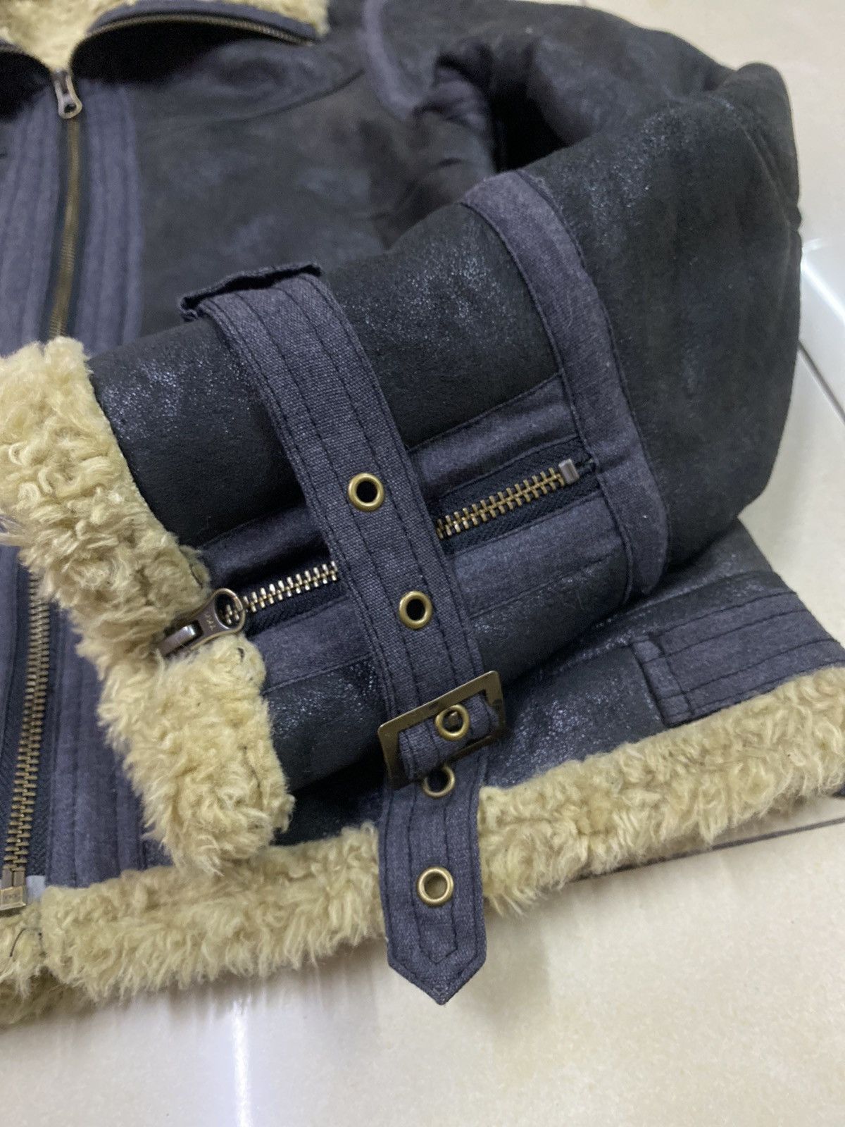 Beauty Beast × Japanese Brand × MOUSSY Japanese Brand Moussy Shearling Jacket Size S / US 4 / IT 40 - 4 Thumbnail