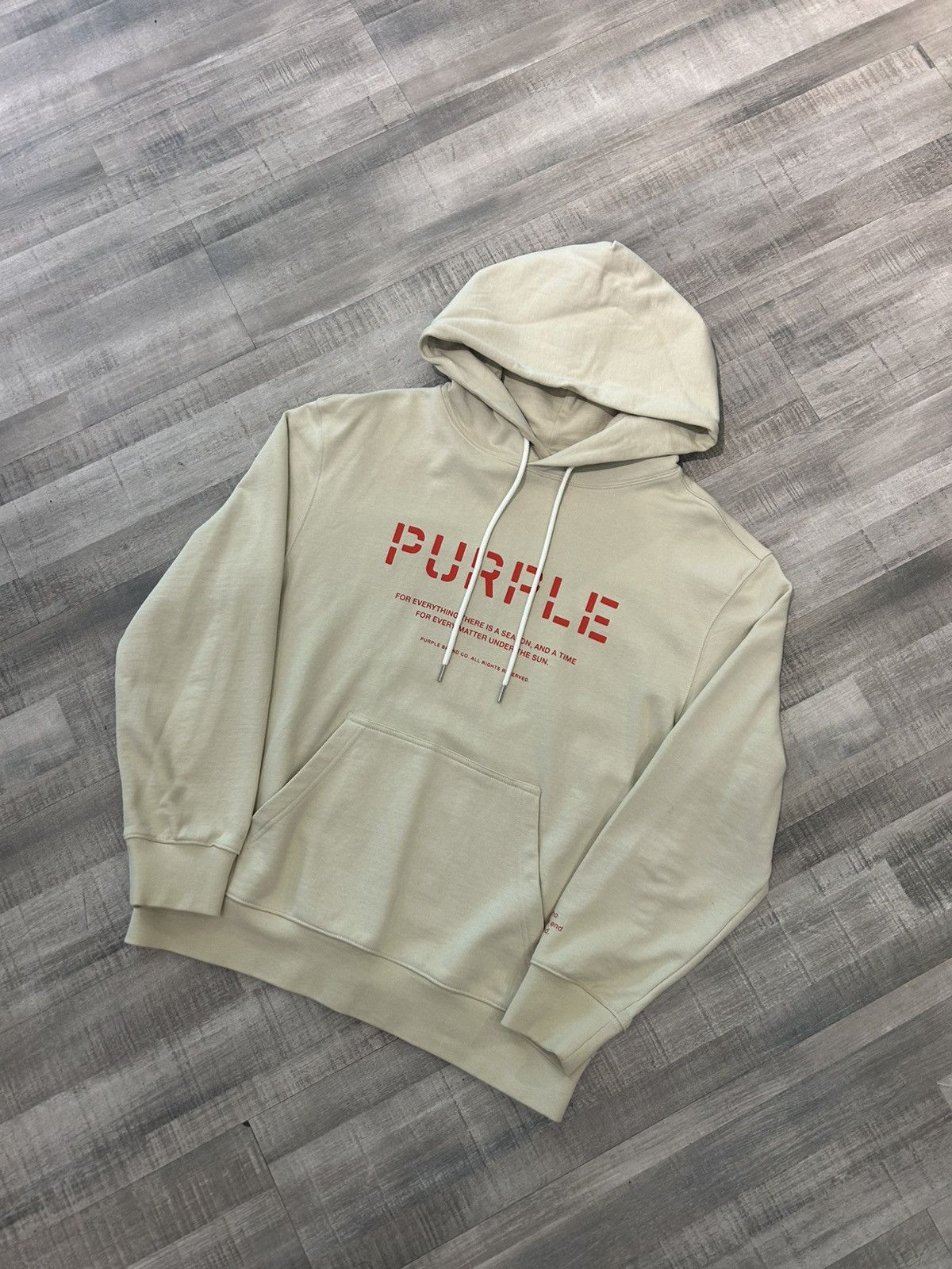 Purple Brand Purple Brand French Terry Stencil Logo Hoodie Size US M / EU 48-50 / 2 - 1 Thumbnail
