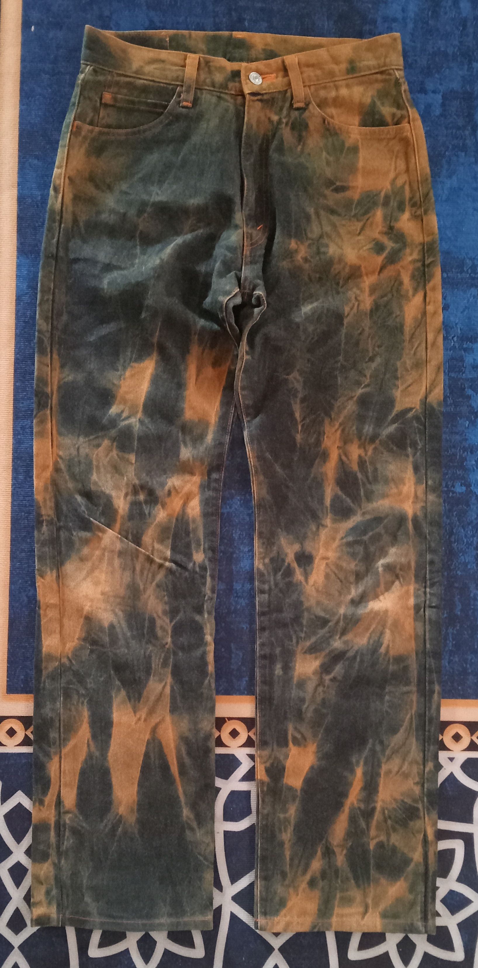 Japanese Brand Bobson Vintage Bleached Jeans Size US 29 - 1 Thumbnail