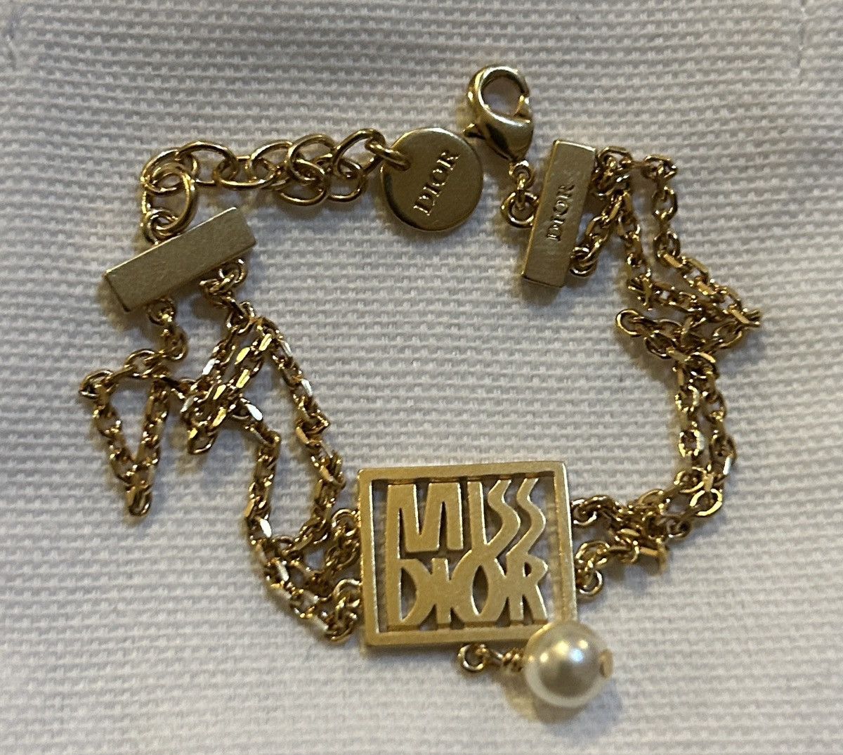 Dior Dior MISS DIOR BRACELET Gold-Finish Metal Size ONE SIZE - 3 Thumbnail