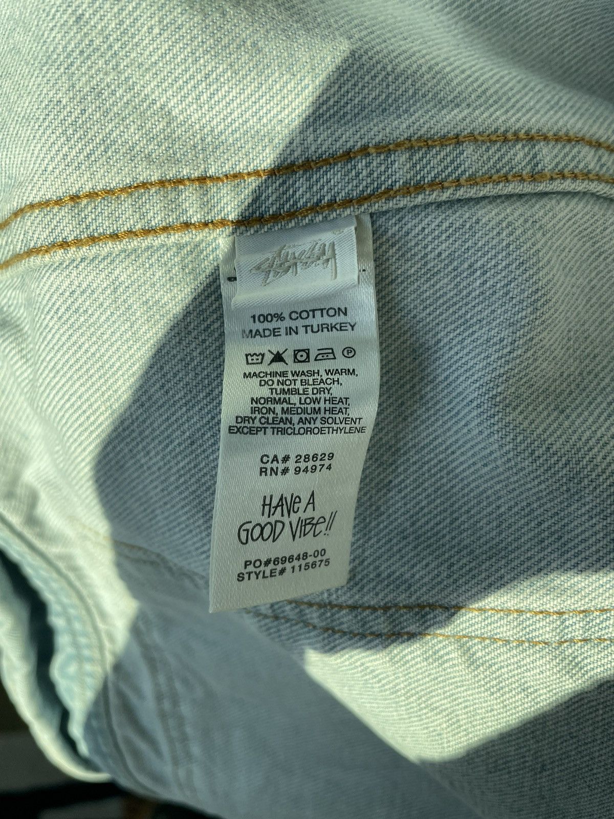 Stussy STUSSY Quality Worker Denim Jacket Size US XL / EU 56 / 4 - 5 Thumbnail