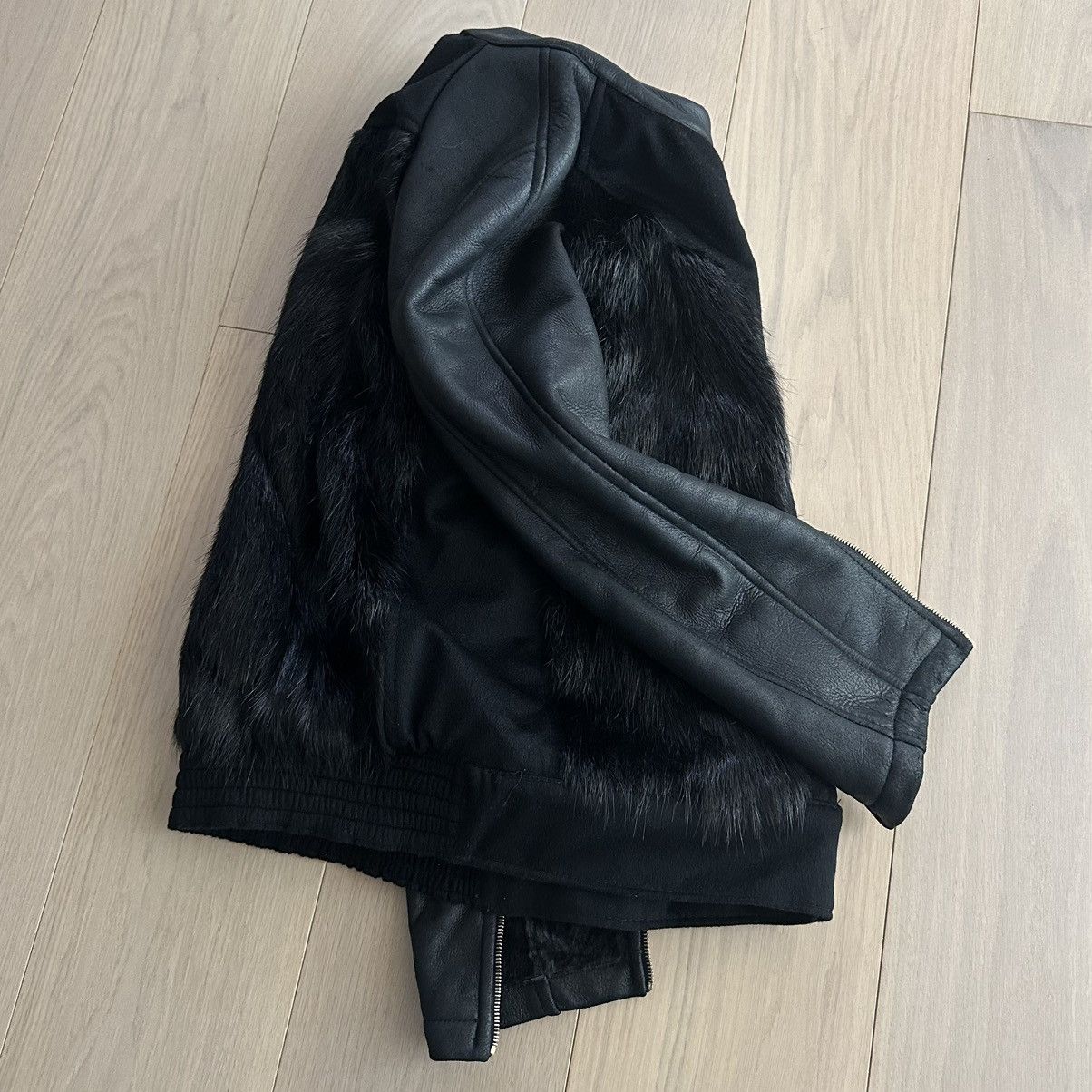 Other 2010s Norisol Ferrari Mink Fur & Sheepskin Leather Jacket Size US M / EU 48-50 / 2 - 2 Thumbnail