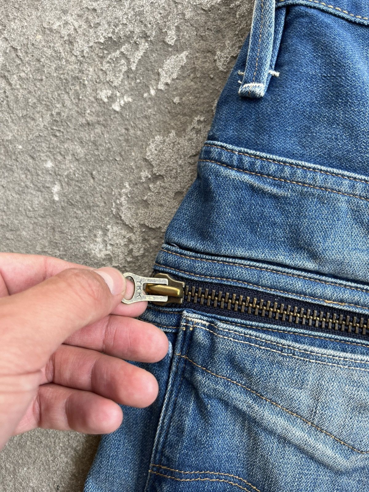 G-Star × Japanese Brand Faded Distressed G Star Taw Arc 3D Loose Tapered Jeans Pants Size US 31 - 5 Thumbnail