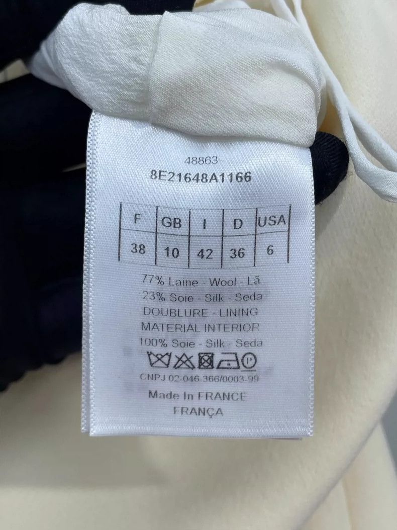 Dior Dior Solid color wool blend suspender dress 2504-Nextarrow Size XS / US 0-2 / IT 36-38 - 7 Thumbnail