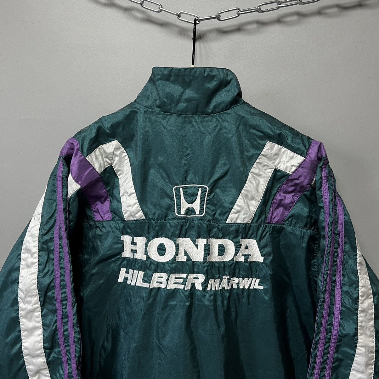 Adidas Adidas x Honda Vintage Racing Service Windbreaker Jacket Y2k Size US M / EU 48-50 / 2 - 16 Thumbnail