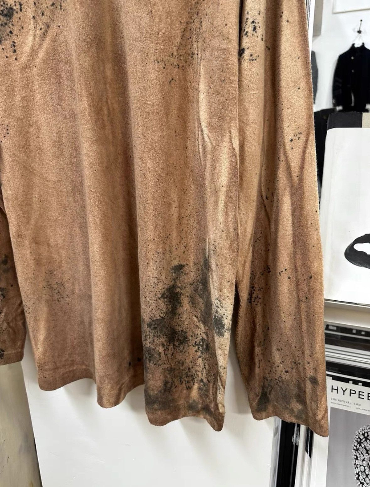 Yohji Yamamoto Yohji Yamamoto pour homme 90S Tie-dye Fur Collar LS Shirt Size US M / EU 48-50 / 2 - 8 Thumbnail