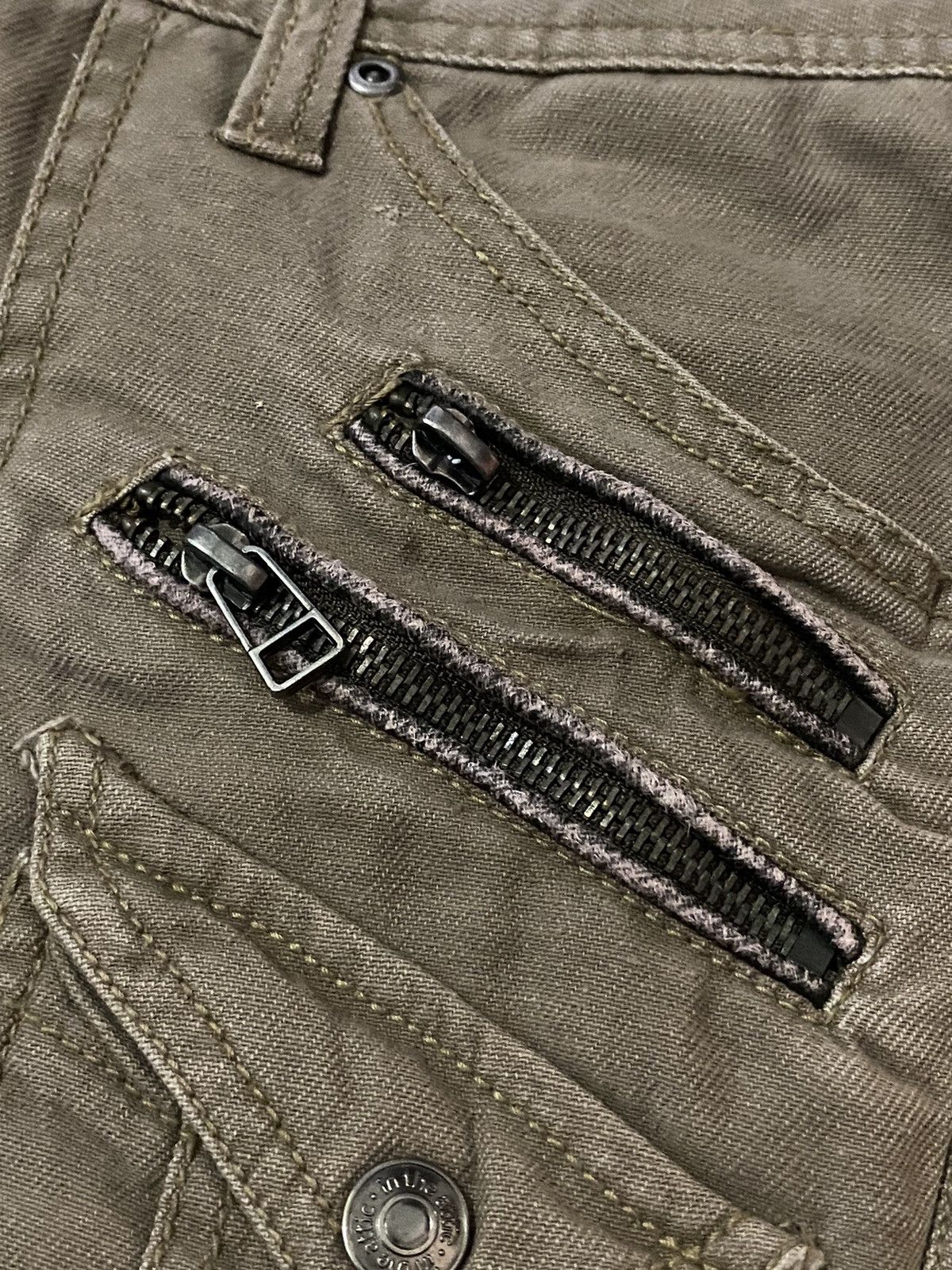 In The Attic In The Attic Japan Multipocket Beige Buckleback Button Denim Size US 32 / EU 48 - 18 Thumbnail