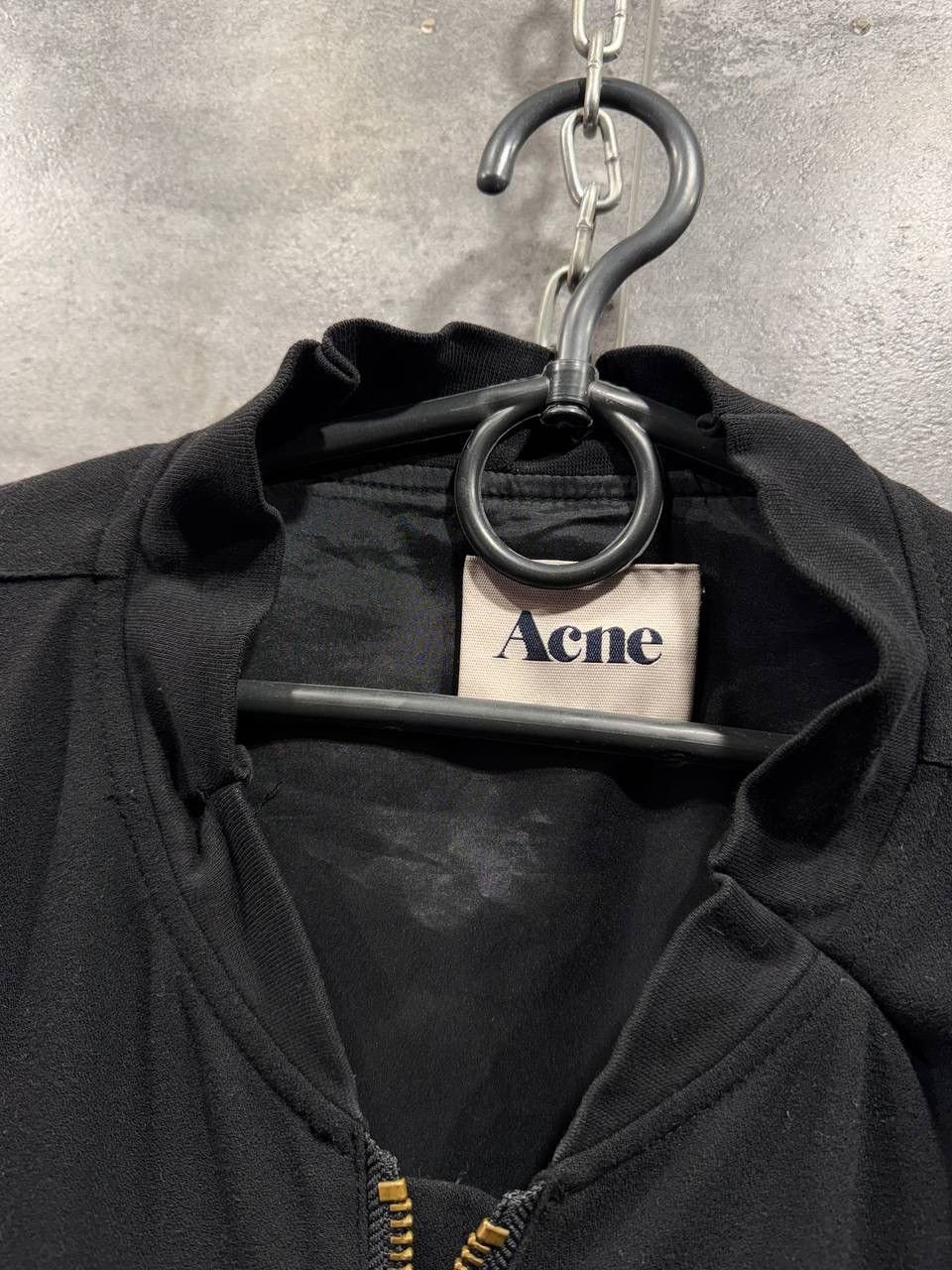 Acne Studios Acne Studios Tension Pre AW10 Black Zip Up Jacket Bomber Size M / US 6-8 / IT 42-44 - 4 Thumbnail
