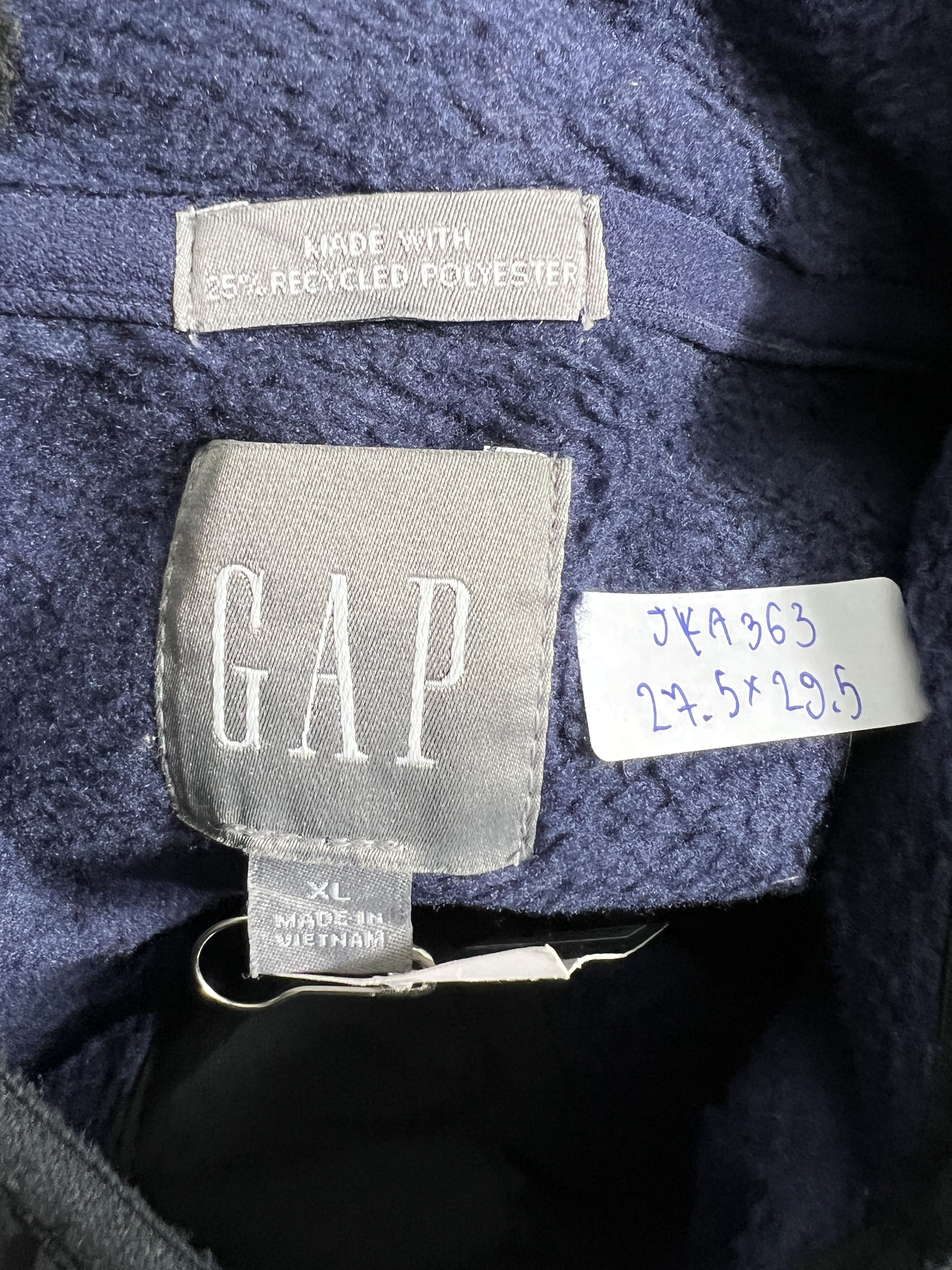 Gap GAP Snap Button Fleece Jacket (XL) JKA363 Size US XL / EU 56 / 4 - 2 Thumbnail