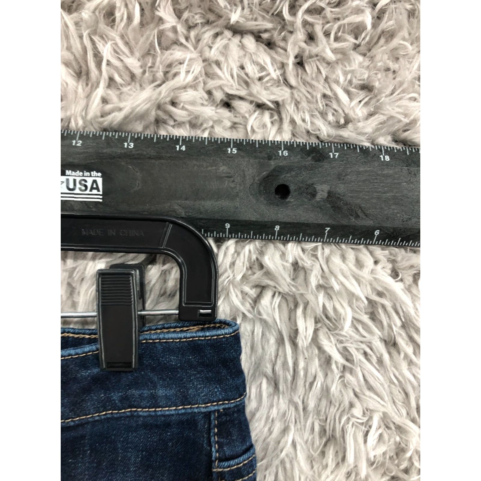 Vintage Simply Vera Straight Jeans Womens Size 8 Mid Rise Dark Wash Blue Denim Size 30" / US 8 / IT 44 - 2 Thumbnail