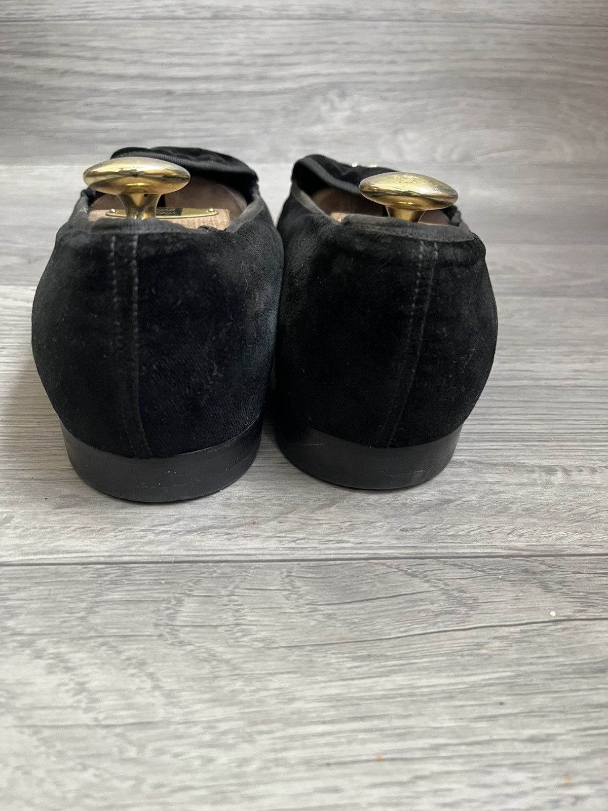 Gucci Gucci horsebit velvet black leather slip on loafers uk 9 Size US 10 / EU 43 - 5 Thumbnail