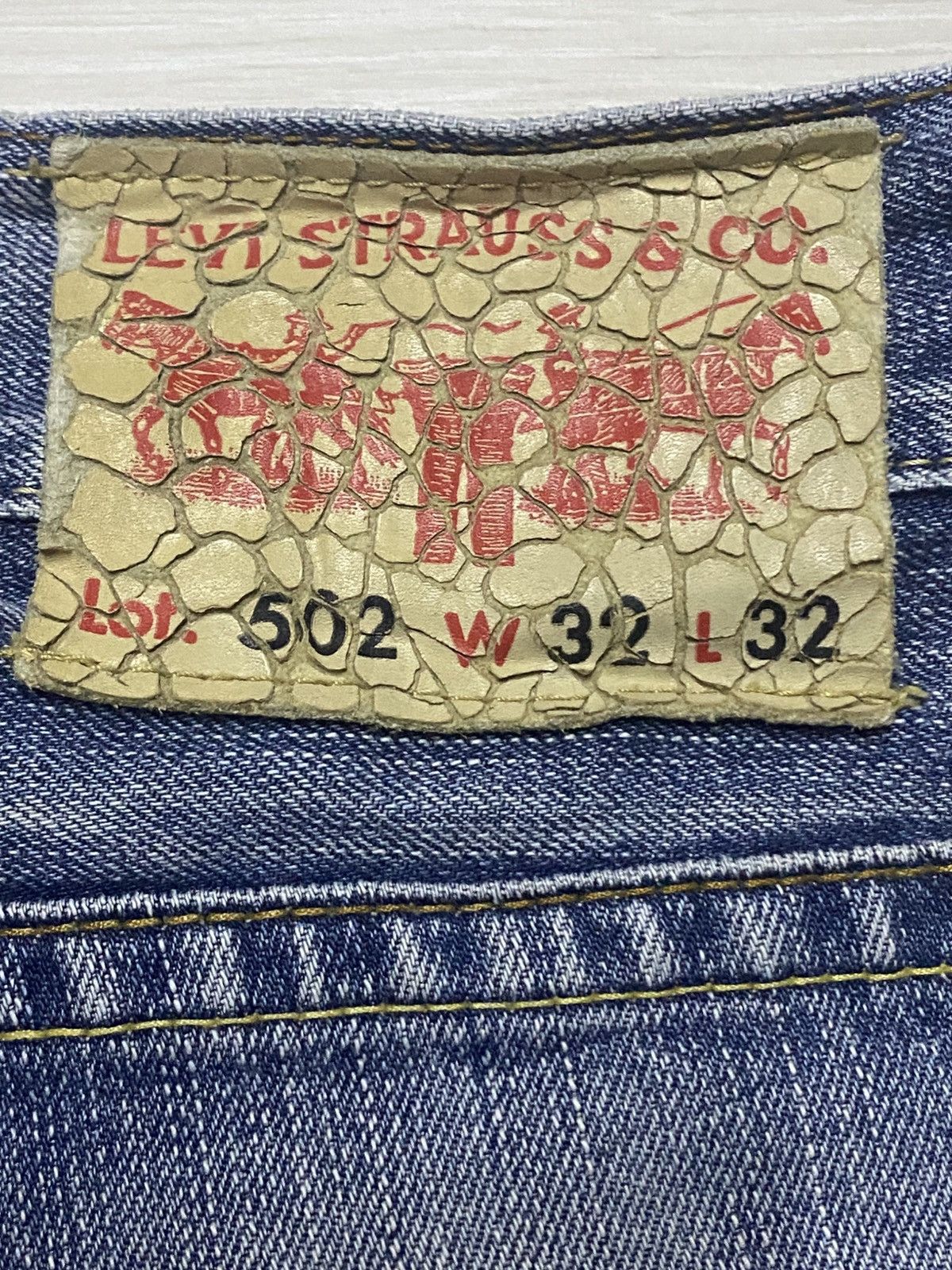 Levi's Vintage Levis 502 Thunder Wash Distressed Loose Jeans Size US 32 / EU 48 - 10 Thumbnail