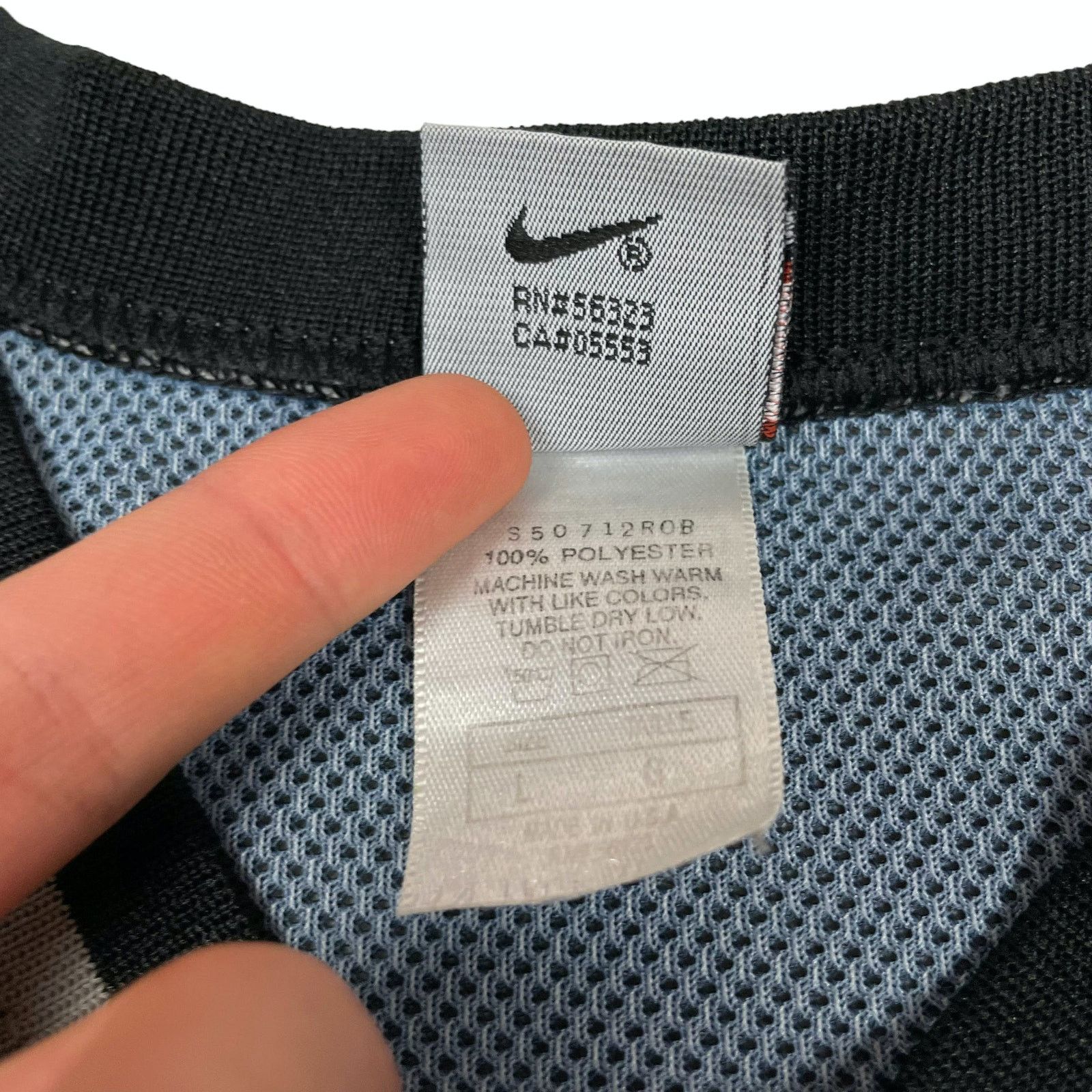 Nike × Vintage Nike Men's Black Georgetown Hoyas 50 Pullover Jersey Large Size US L / EU 52-54 / 3 - 8 Thumbnail