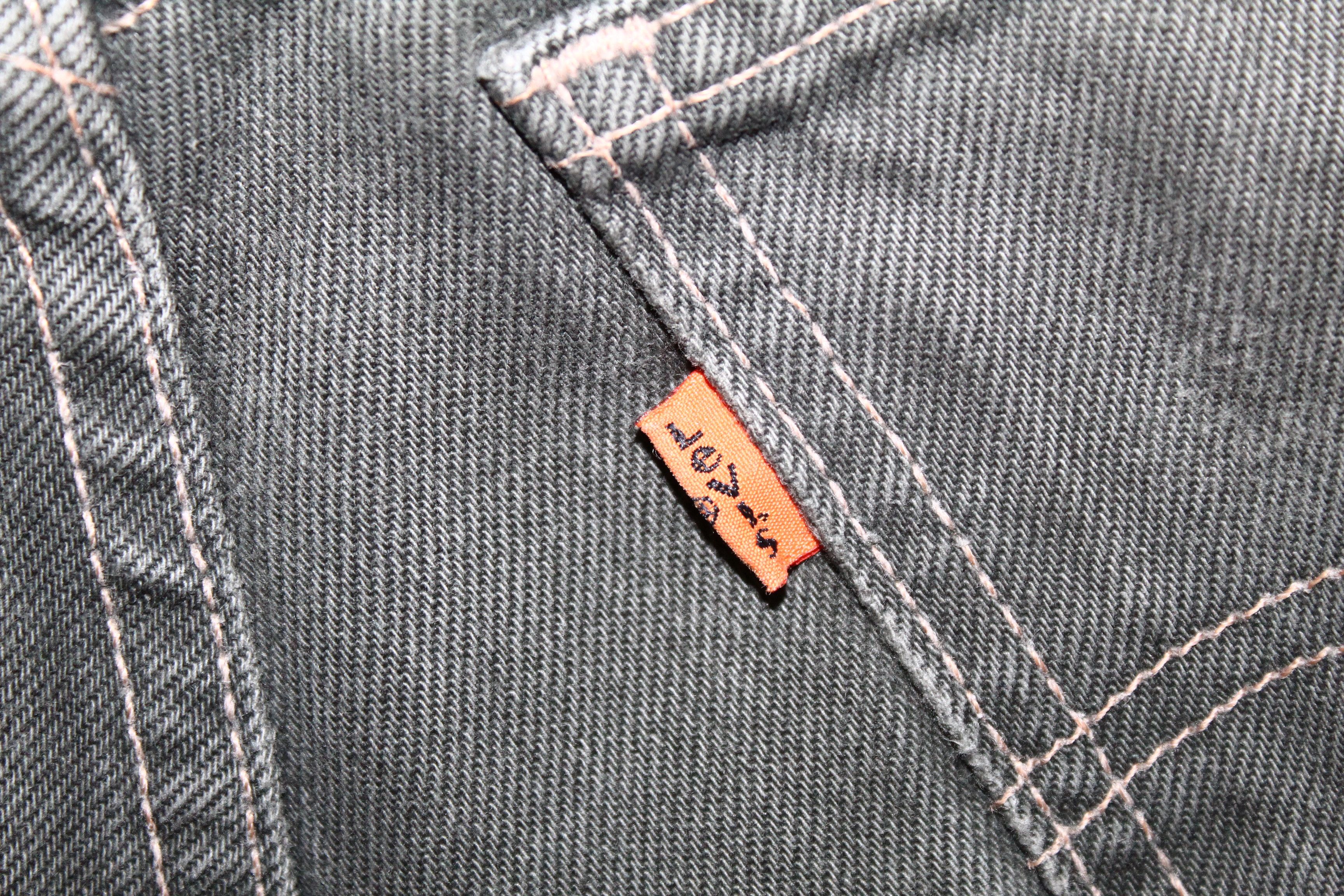 Levi's RARE VTG🔥 '93 Levi's 616 Fit Guide Orange Tab Baggy Jeans Size US 32 / EU 48 - 8 Thumbnail