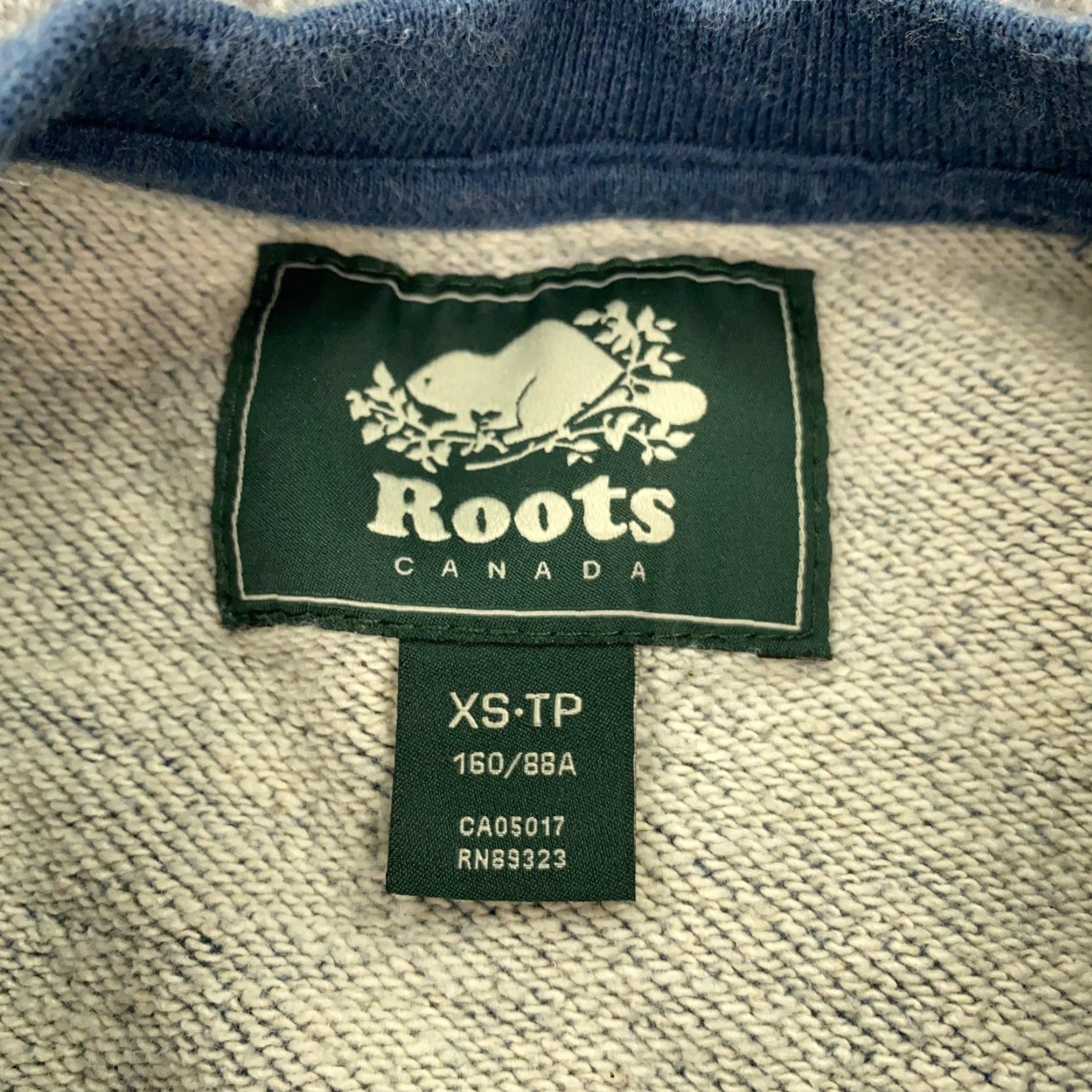 Roots Roots Sweatshirt Blue XS Spellout Crew Neck Mens Size US XS / EU 42 / 0 - 4 Thumbnail