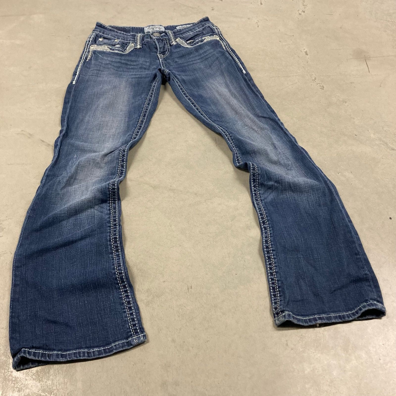 Vintage Y2k western low rise daytrip bootcut jeans 26x28 Size 26" / US 2 / IT 38 - 1 Thumbnail
