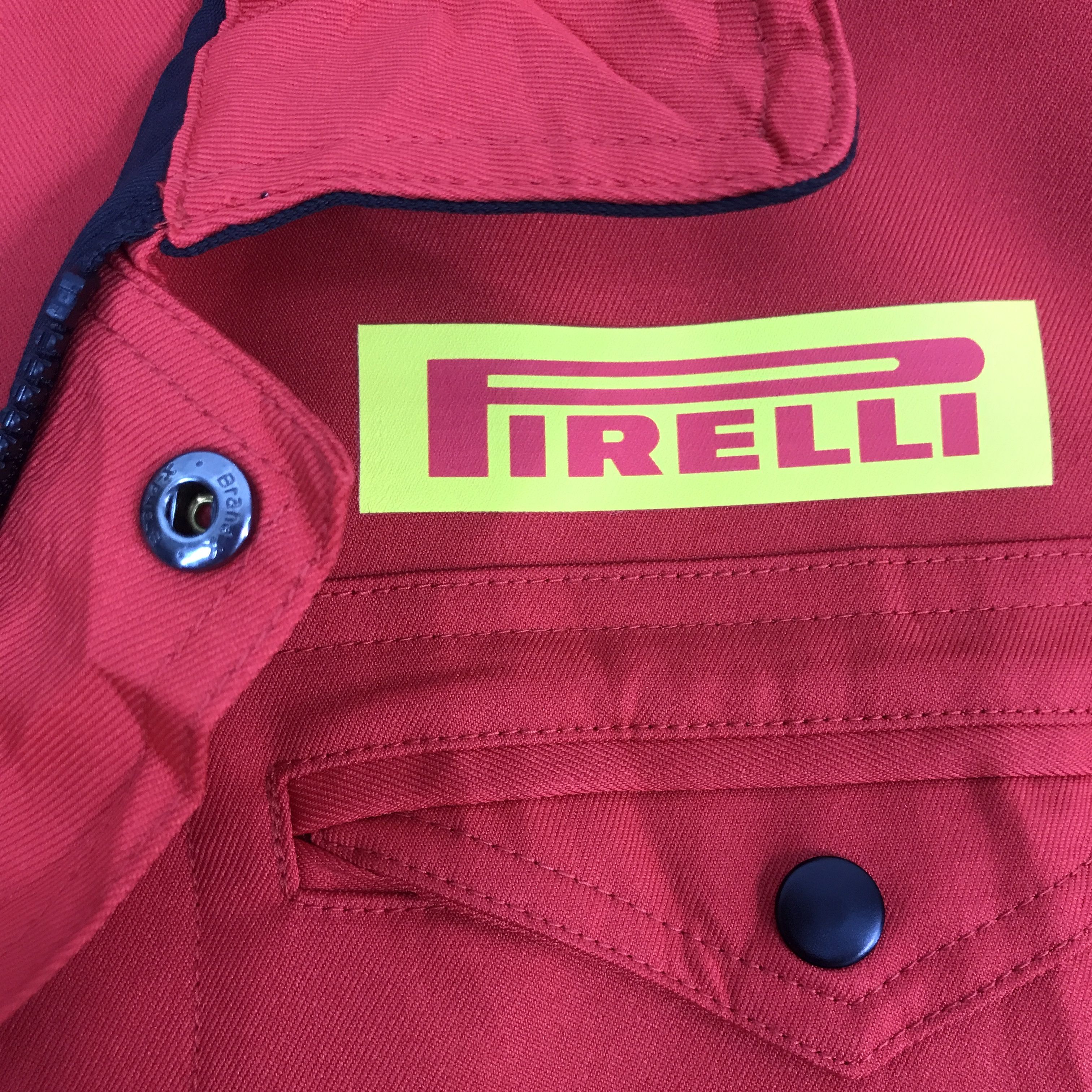 Japanese Brand Pirelli tyre Racing design Jacket Size US M / EU 48-50 / 2 - 9 Thumbnail