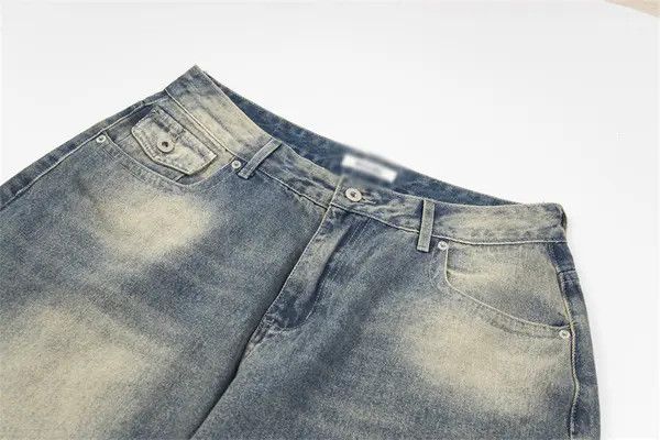 Japanese Brand Hazuki x Fuka Men's straight punk washed distressed jeans Size US 32 / EU 48 - 3 Thumbnail