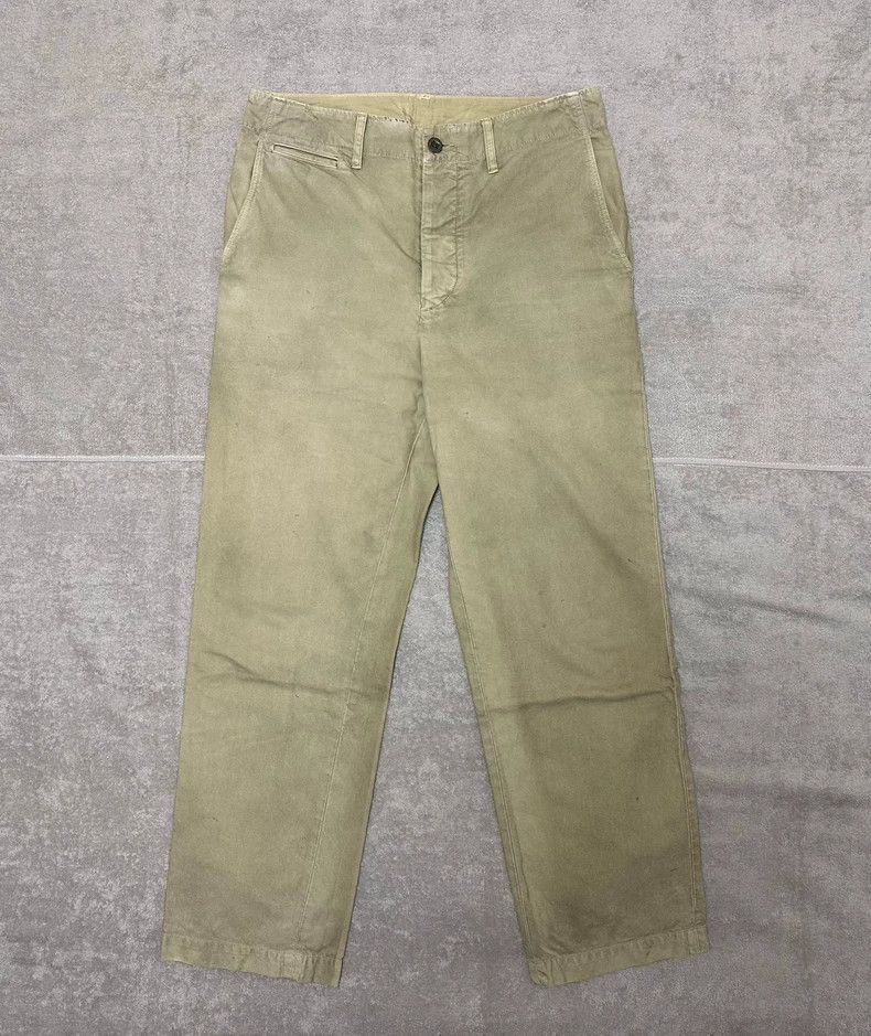 Visvim VisvimVISVIM Chino Pants in Light Green Color-2504 Size US 32 / EU 48 - 1 Thumbnail