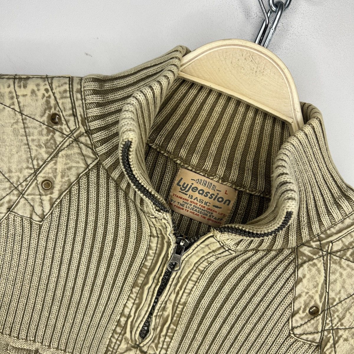 Japanese Brand × Junya Watanabe Y2K LGB IfSixWasNine Style Ribbed Knit Sweater Jumper 90s Size US M / EU 48-50 / 2 - 5 Thumbnail