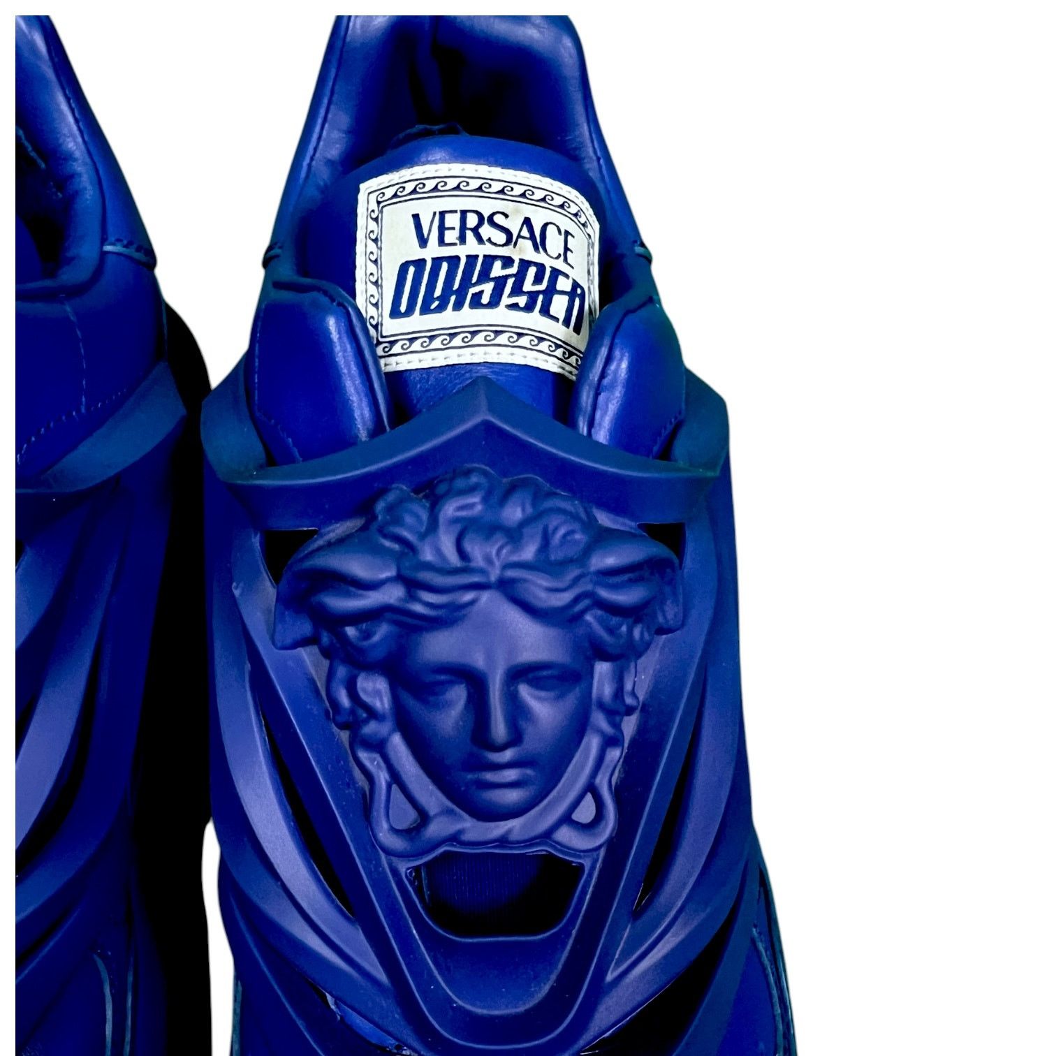 Versace Men's Versace Odissea Blue Sneakers Size US 12 (UK 46) Size US 12 / EU 45 - 4 Thumbnail