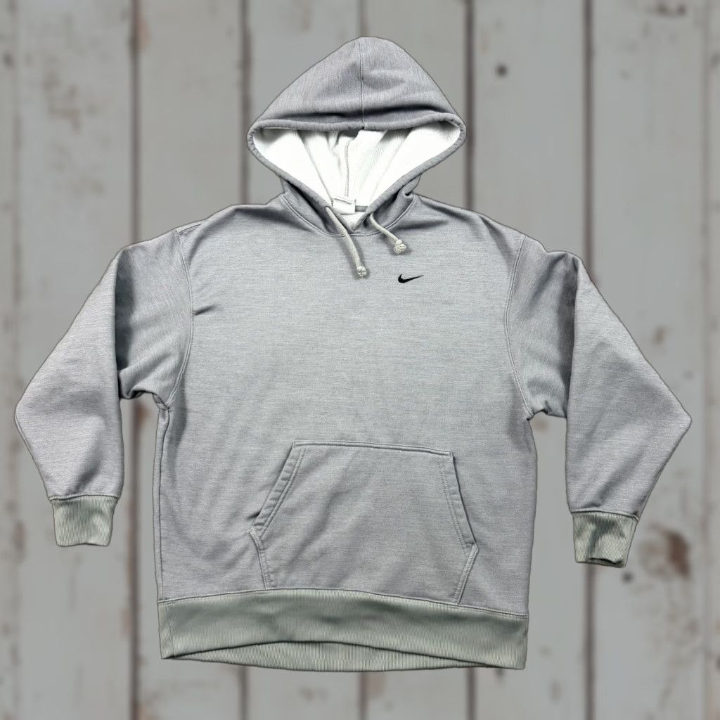 Nike Nike Hoodie Mens S Gray Therma-Fit Pullover Pockets Hooded Gym & Training 90s Style Mens Size US S / EU 44-46 / 1 - 1 Thumbnail