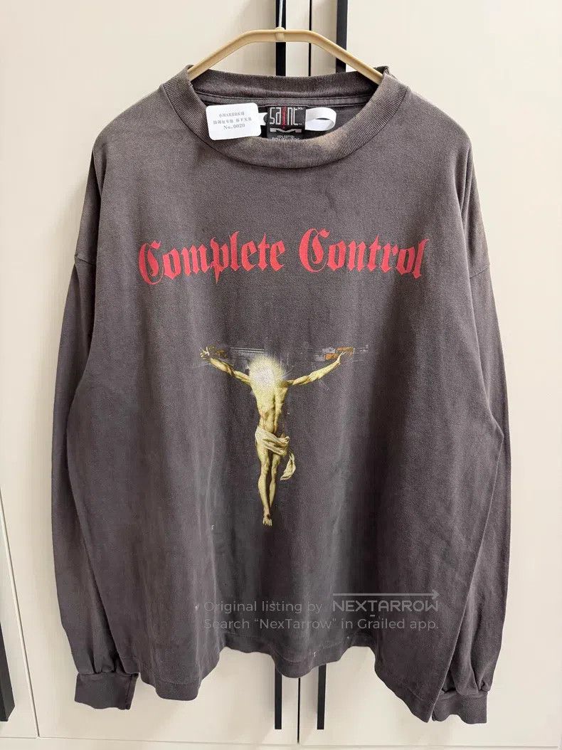 Saint Michael Saint Michael Jesus submachine gun cross long sleeve Size US XL / EU 56 / 4 - 1 Thumbnail