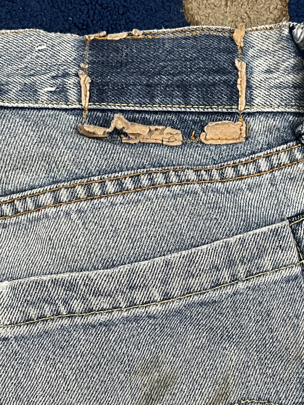 Japanese Brand Vintage Japanese Brand Selvedge Distressed Denim Size US 29 - 12 Thumbnail