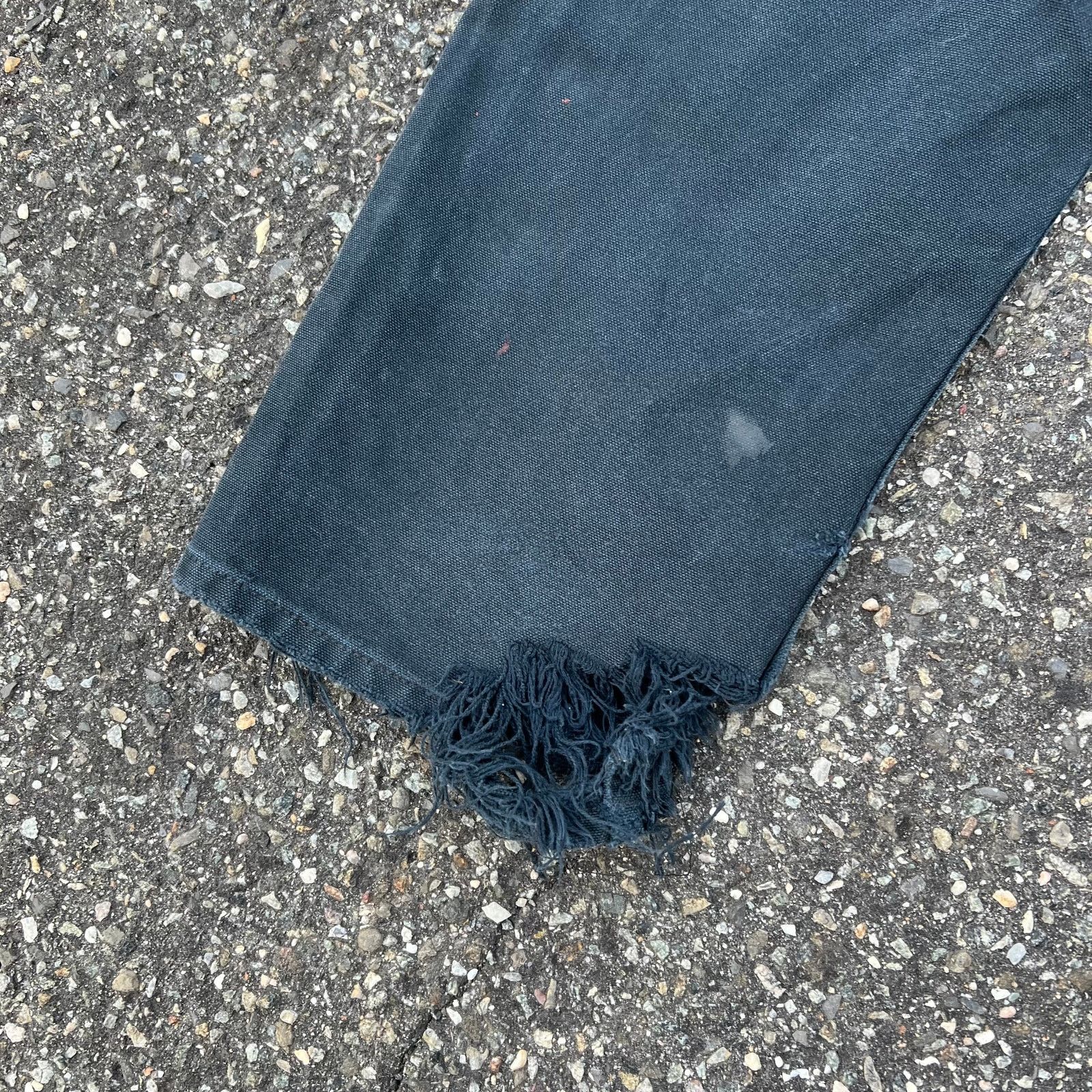 Carhartt × Vintage Vintage carhartt black double knee work wear carpenter pants Size US 29 - 9 Thumbnail