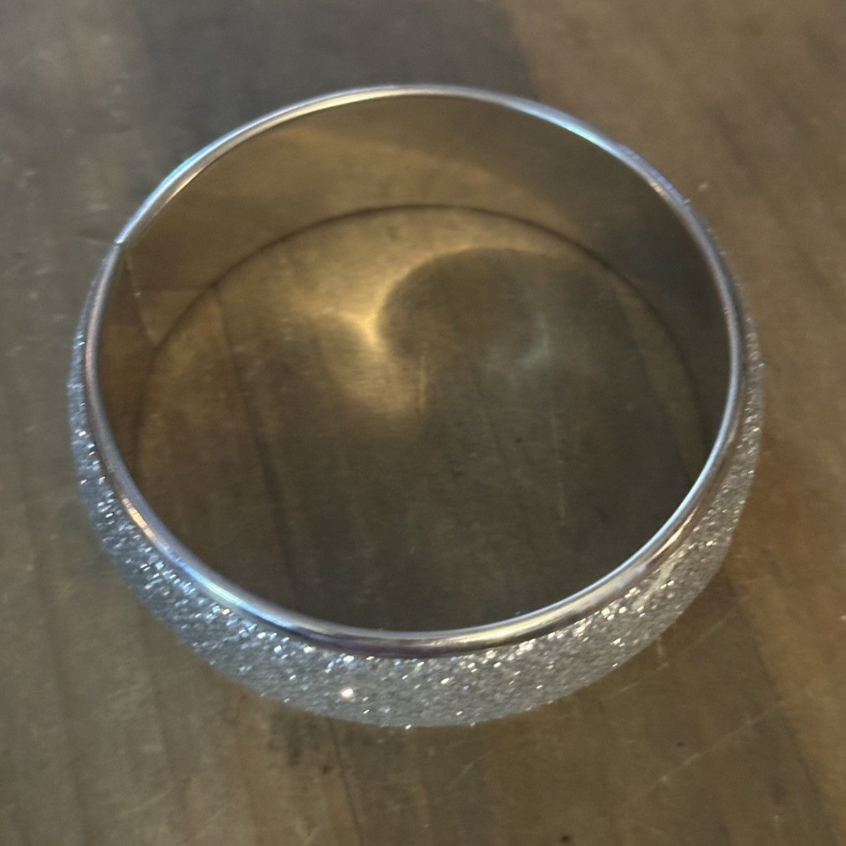 Other Silver glittery bangle bracelets Size ONE SIZE - 5 Thumbnail