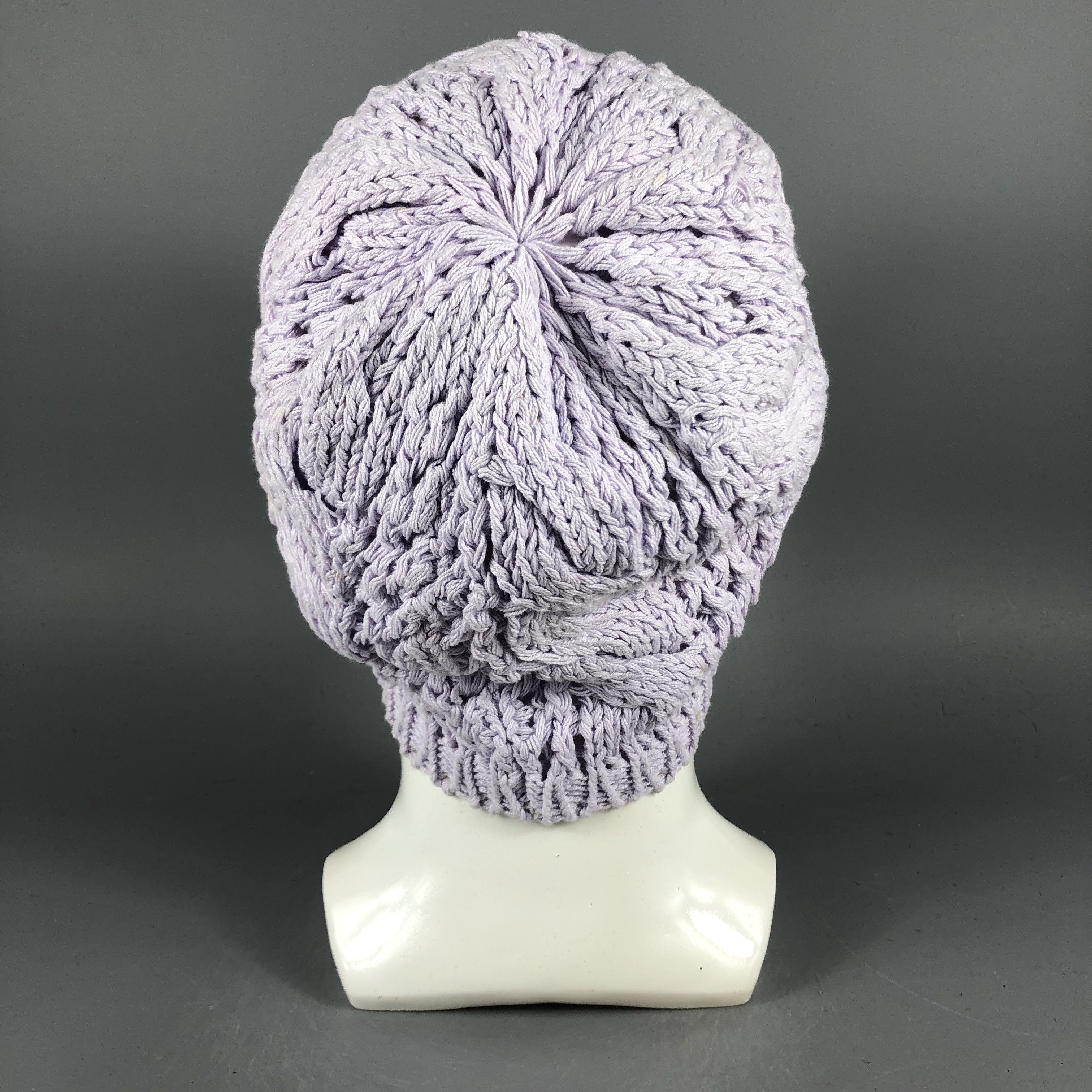Japanese Brand × Vintage Womens Cable Knit Beanie Snow Hat Snow Cap -D954 Size ONE SIZE - 3 Thumbnail