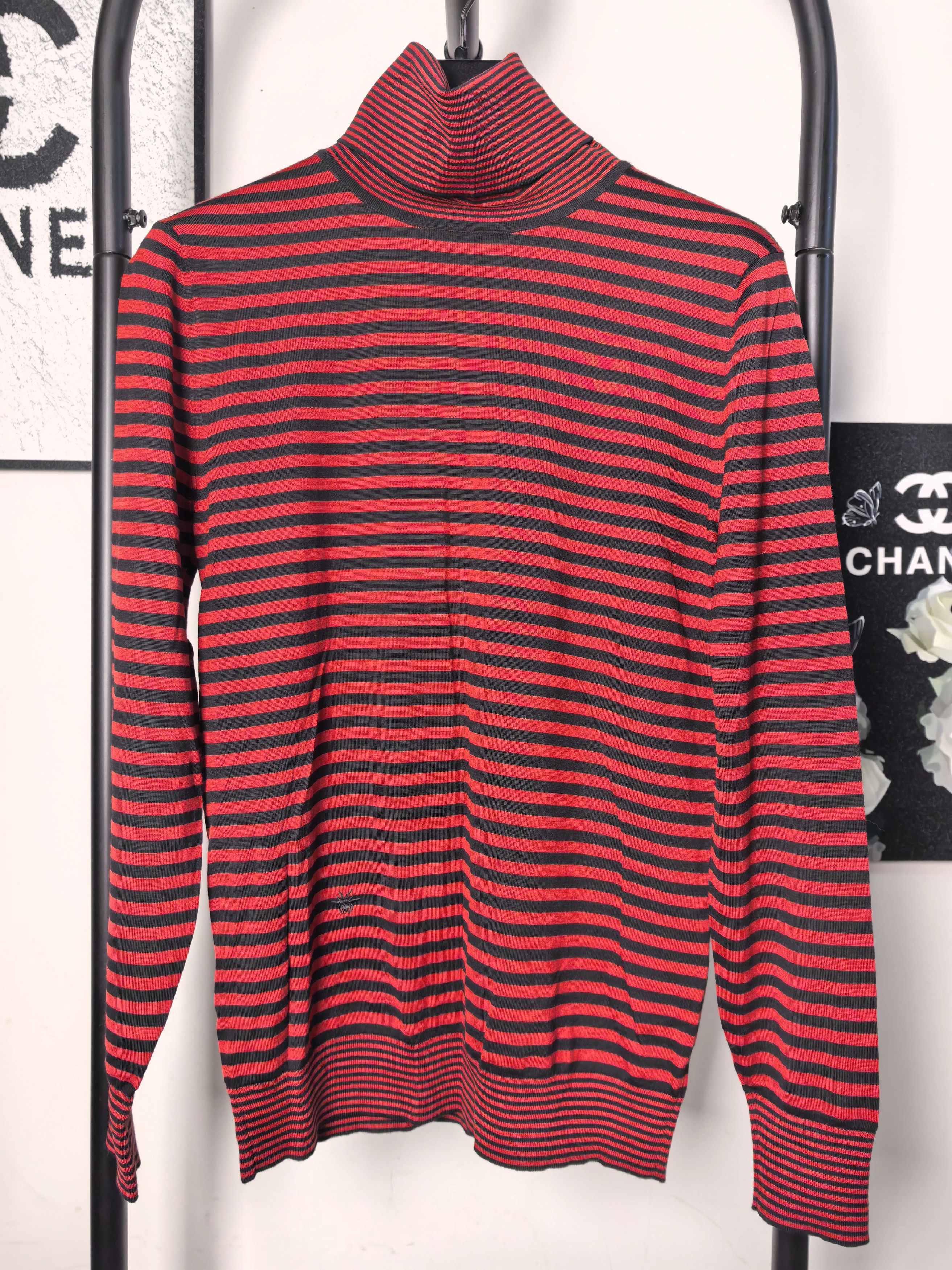 Dior Dior Embroidered Bee Turtleneck Sweater Size S / US 4 / IT 40 - 1 Thumbnail