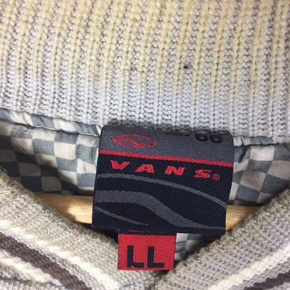 Vans Vtg VANS Of The WALL SKATEBOARD Jacket Cardigan Varsity Size US XL / EU 56 / 4 - 5 Thumbnail