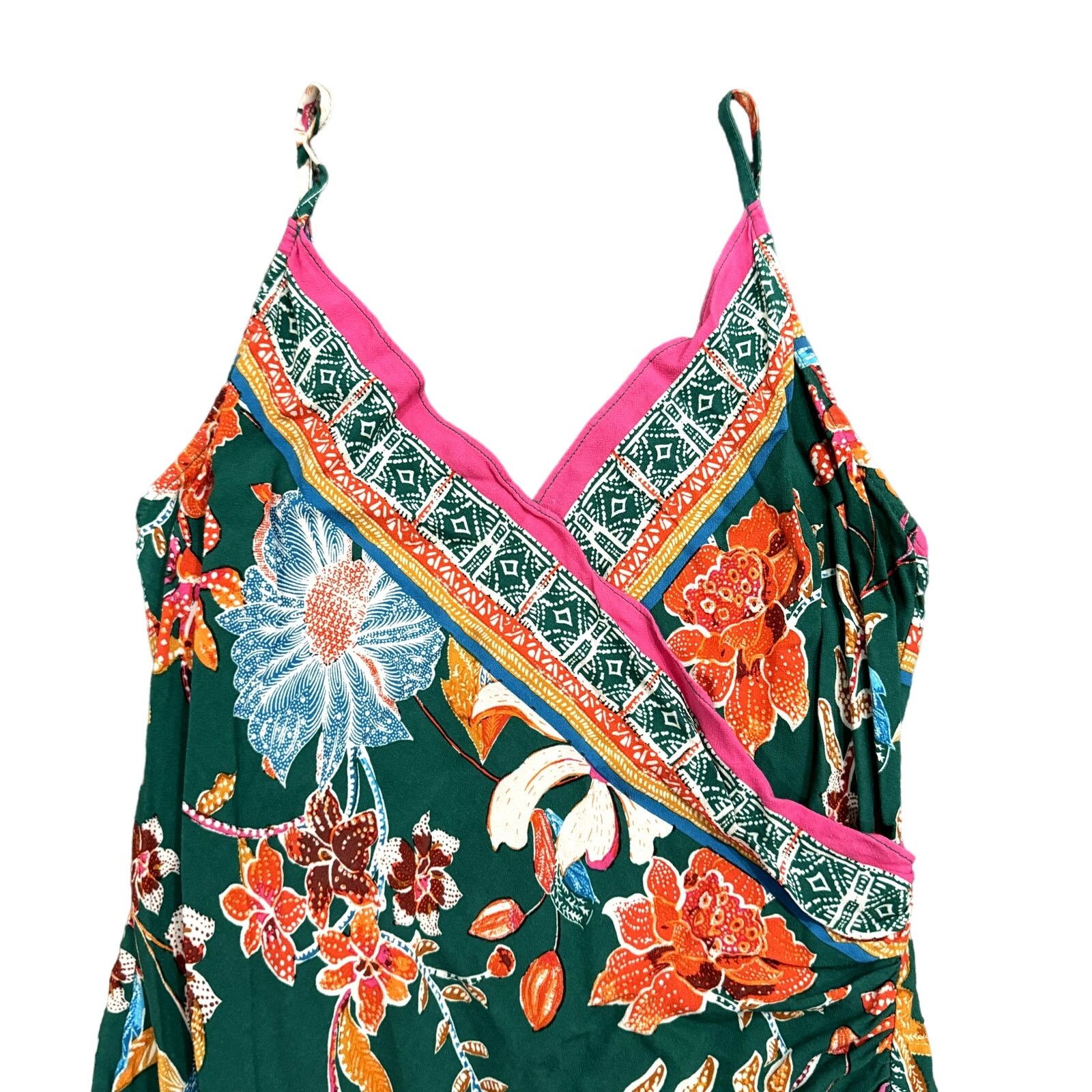 Urban Outfitters Urban Outfitters Botanical Mini Drape Dress in Green, Size M Size M / US 6-8 / IT 42-44 - 2 Thumbnail