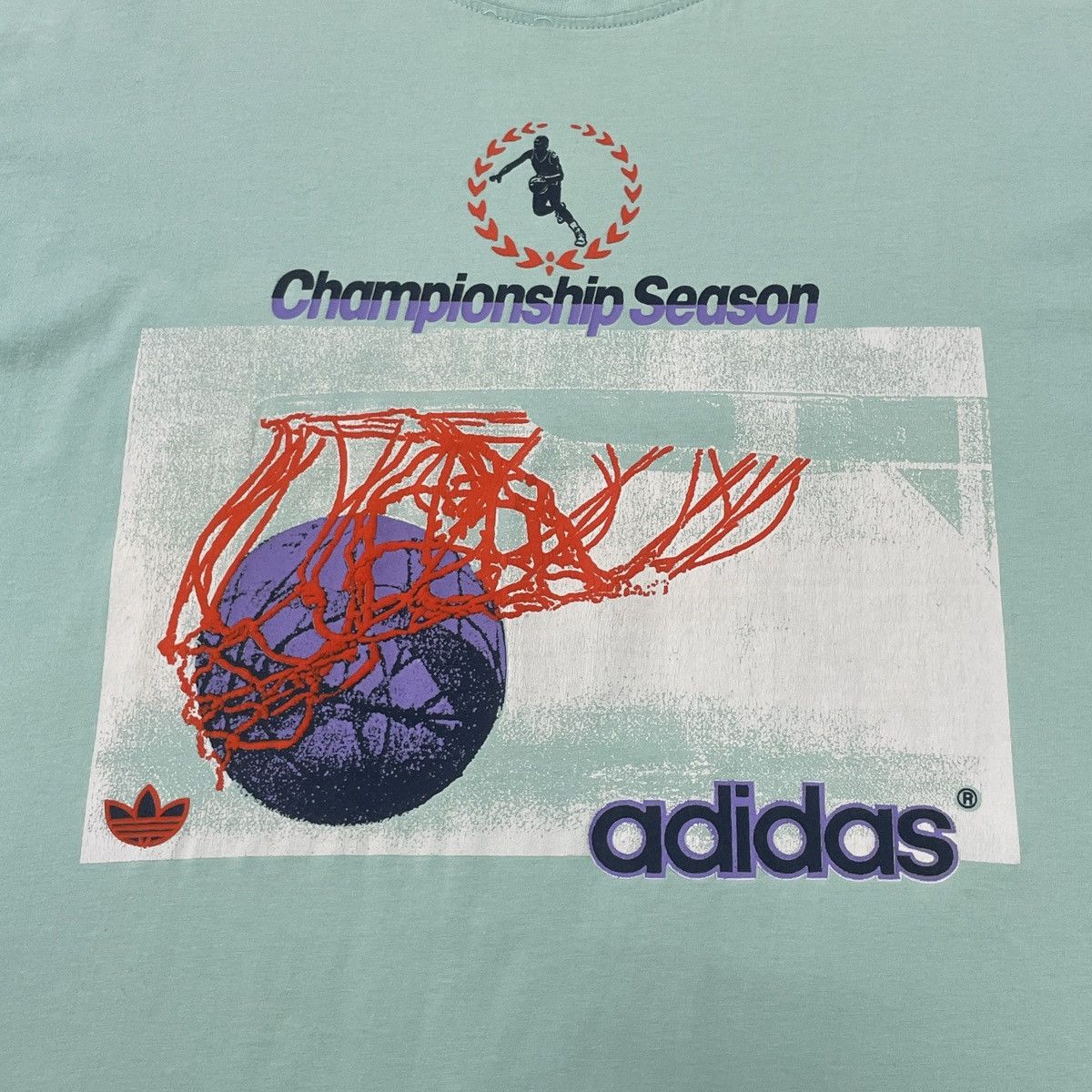 Adidas × Vintage Vintage Adidas Championship Season Basketball T-Shirt Size L Size US L / EU 52-54 / 3 - 5 Thumbnail