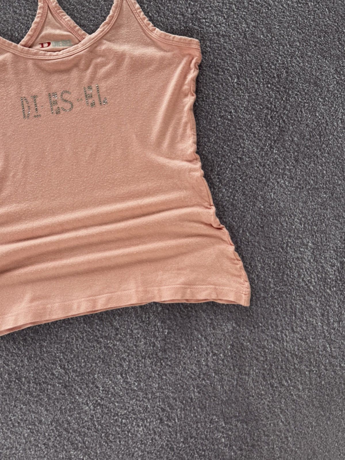 Diesel Avant Garde Vintage Y2K Diesel Sexy Rhinestones Tank Top Size M / US 6-8 / IT 42-44 - 7 Thumbnail