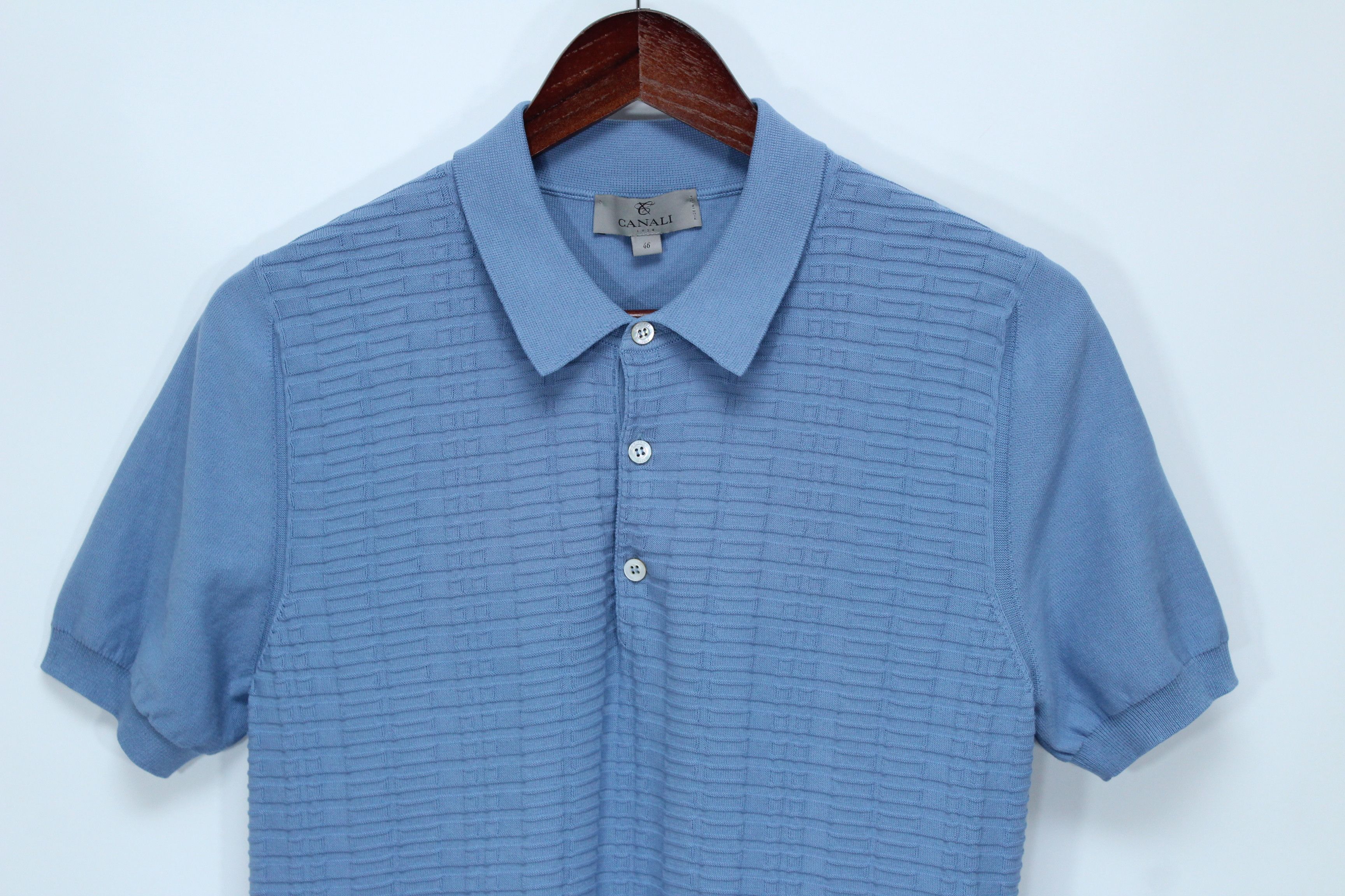 Canali Canali Polo Size 46 Made In Italy Authentic Size US S / EU 44-46 / 1 - 1 Thumbnail