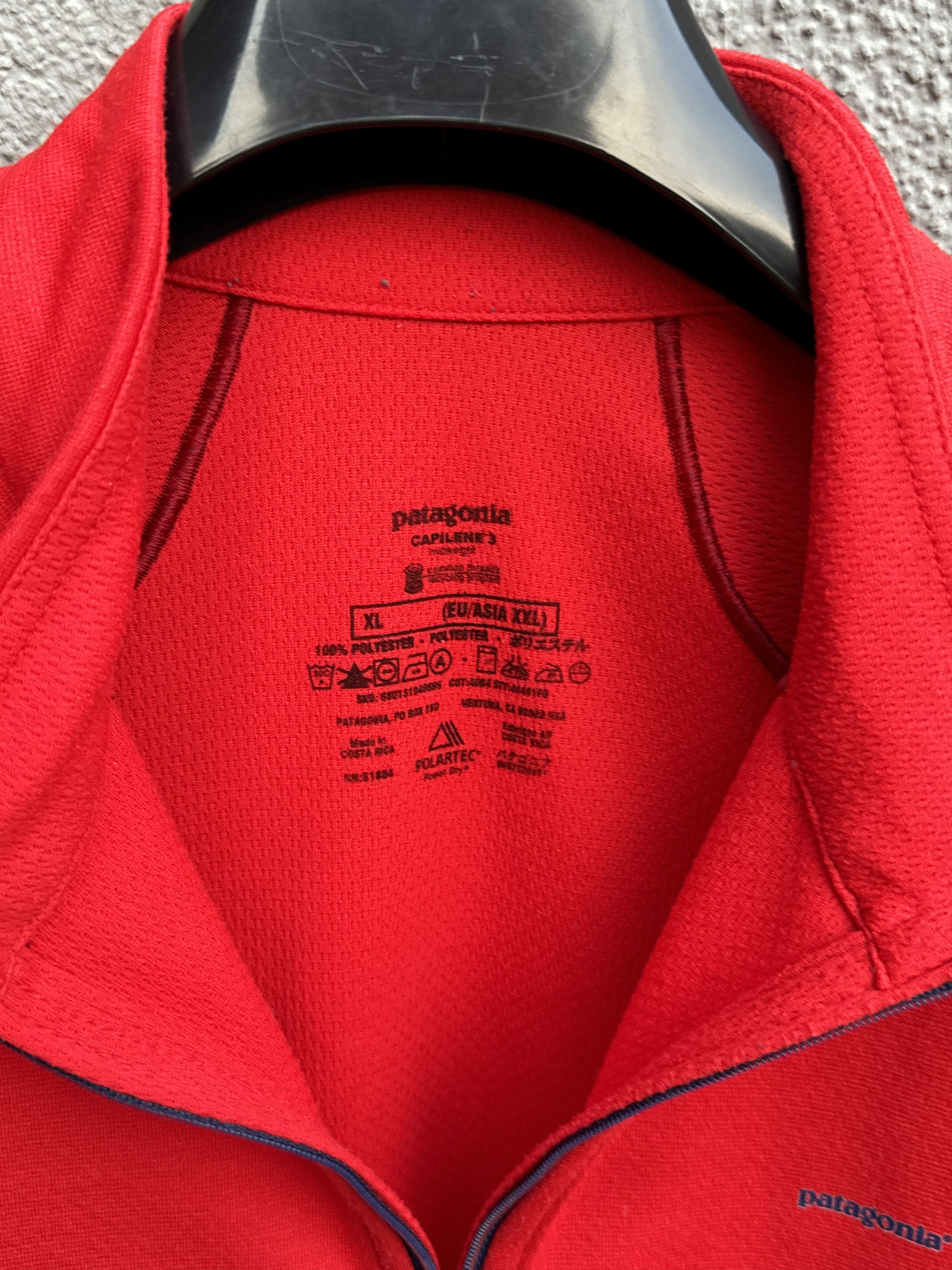 Other Patagonia Long Sleeve Red 1/4 Zip Capilene Size US XL / EU 56 / 4 - 5 Thumbnail