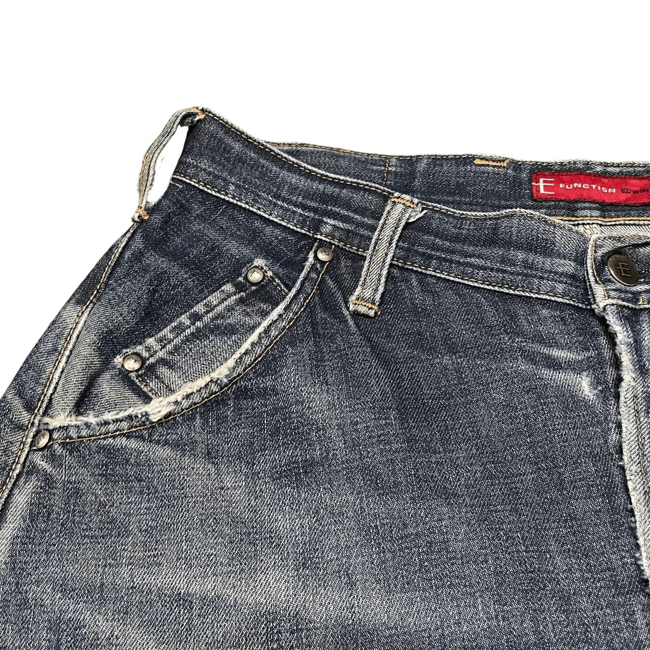 Edwin Vintage Edwin E Function Thrashed Denim Jeans Size US 34 / EU 50 - 7 Thumbnail