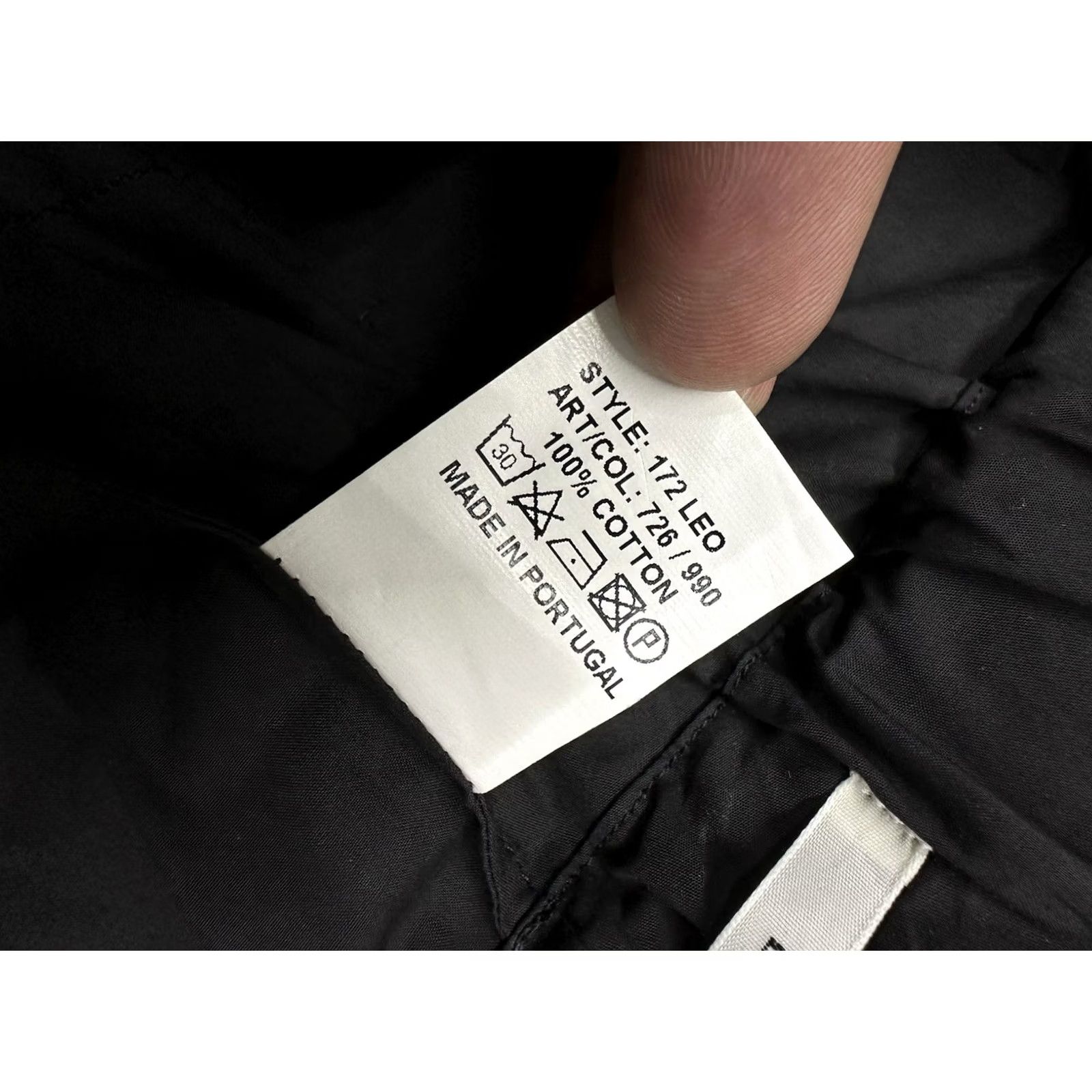 Vintage LIS LAREIDA Leo 172 Black Cotton Relaxed Wide-Leg Cropped Pants Women’s 42 (30”) Size 30" / US 8 / IT 44 - 6 Thumbnail