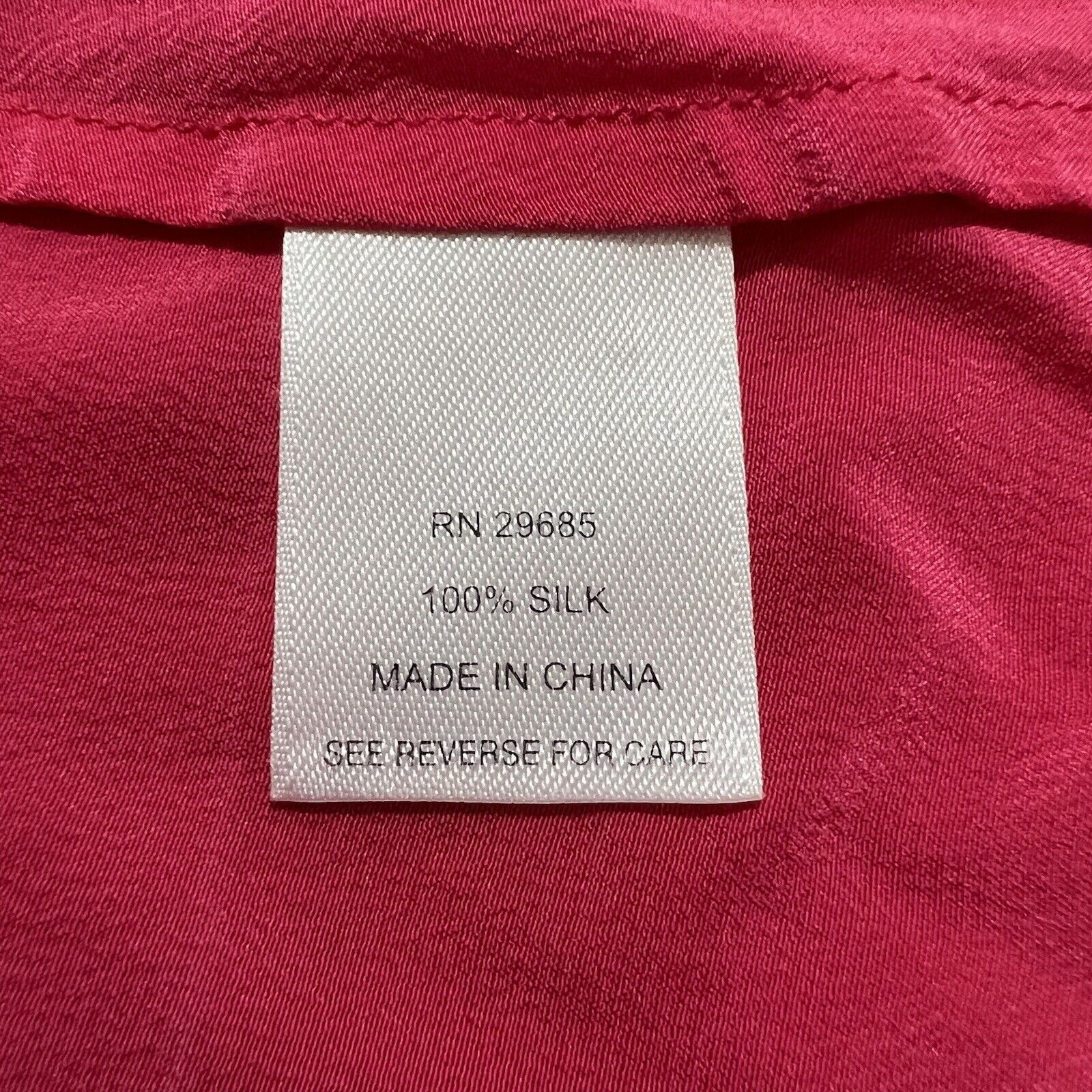 Pendleton Pendleton Silk Short Sleeve Hot Pink Ruffle Button Up Top Size XL / US 12-14 / IT 48-50 - 4 Thumbnail